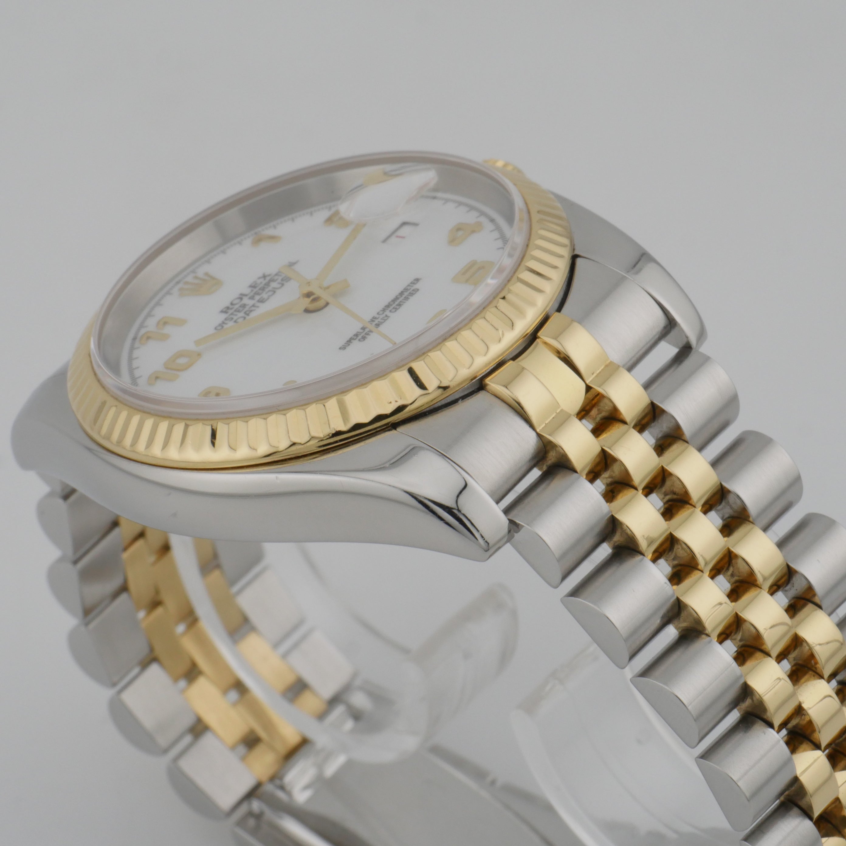 Rolex Datejust 36mm Stahl / Gelbgold 116233 - 2004 "Rolex Service-Card 12/2022"