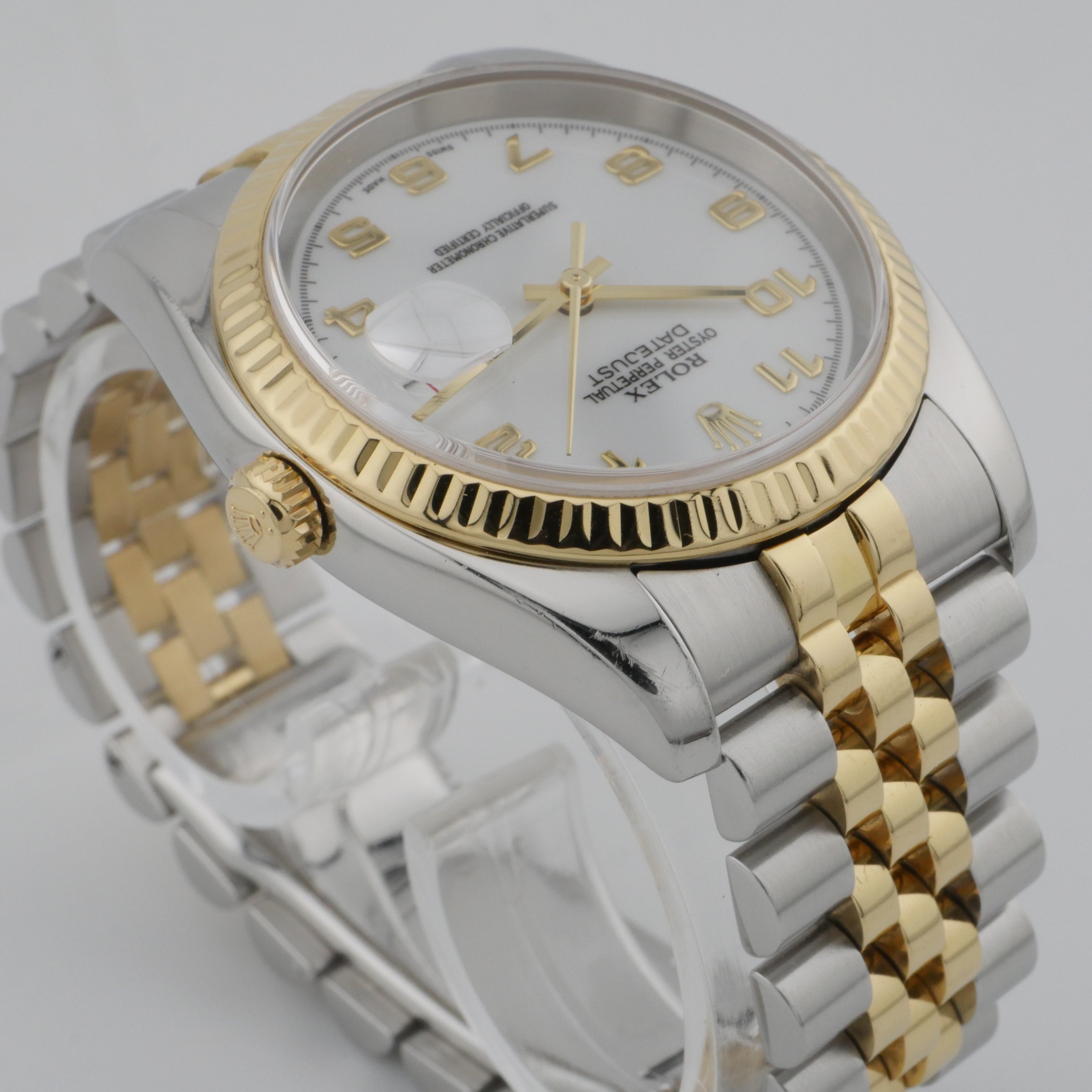 Rolex Datejust 36mm Stahl / Gelbgold 116233 - 2004 "Rolex Service-Card 12/2022"