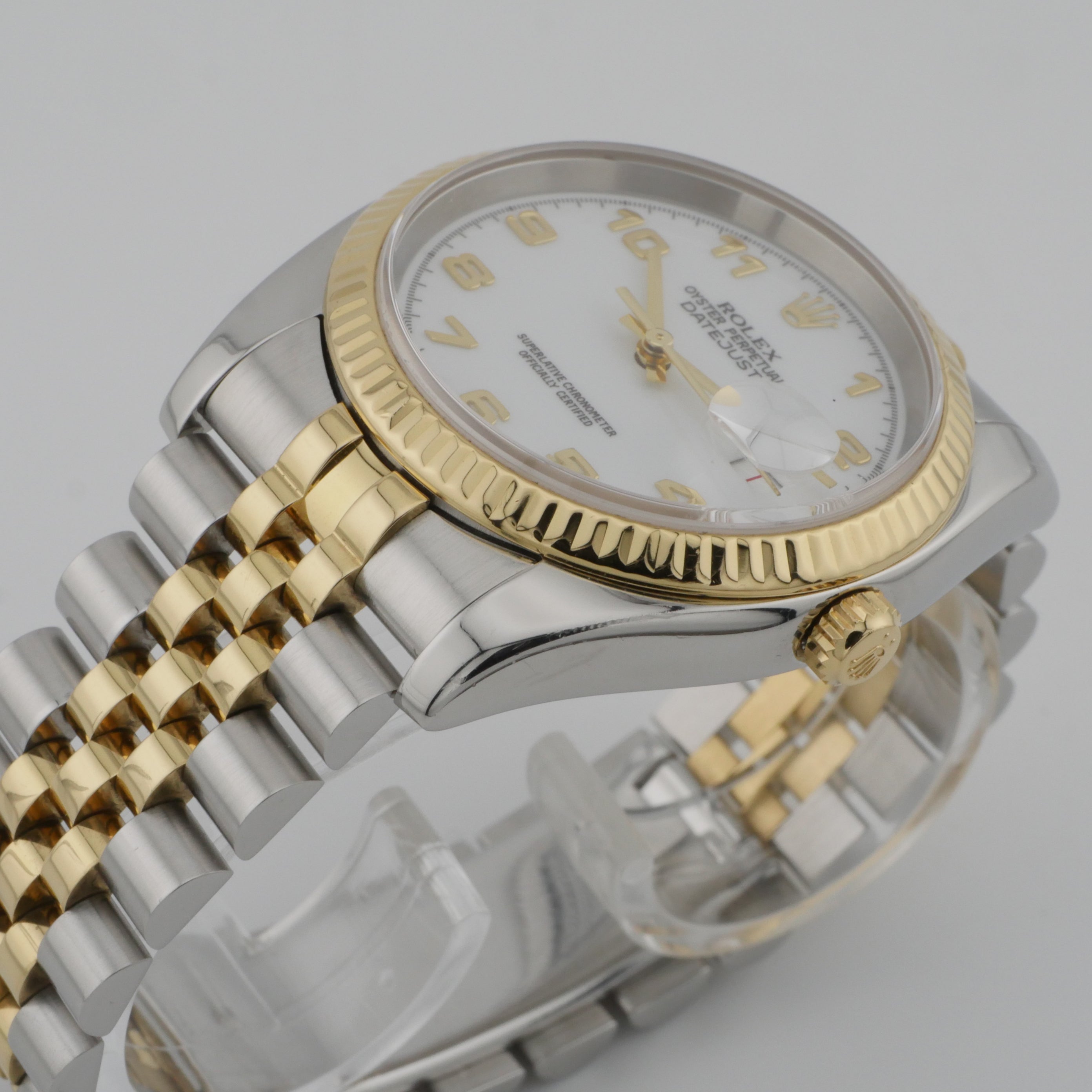 Rolex Datejust 36mm Stahl / Gelbgold 116233 - 2004 "Rolex Service-Card 12/2022"