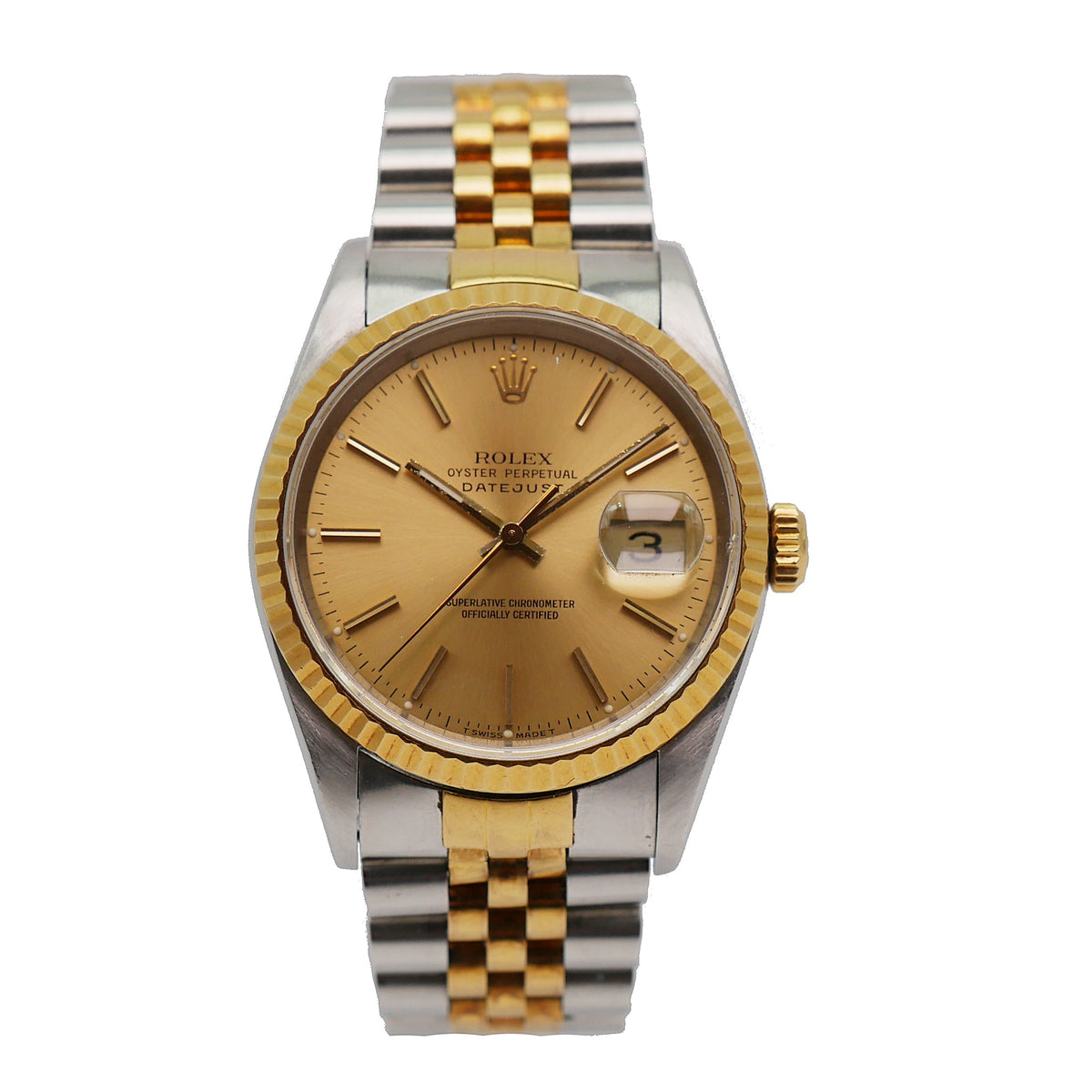 Rolex Datejust 36 Stahl/Gelbgold - 16233