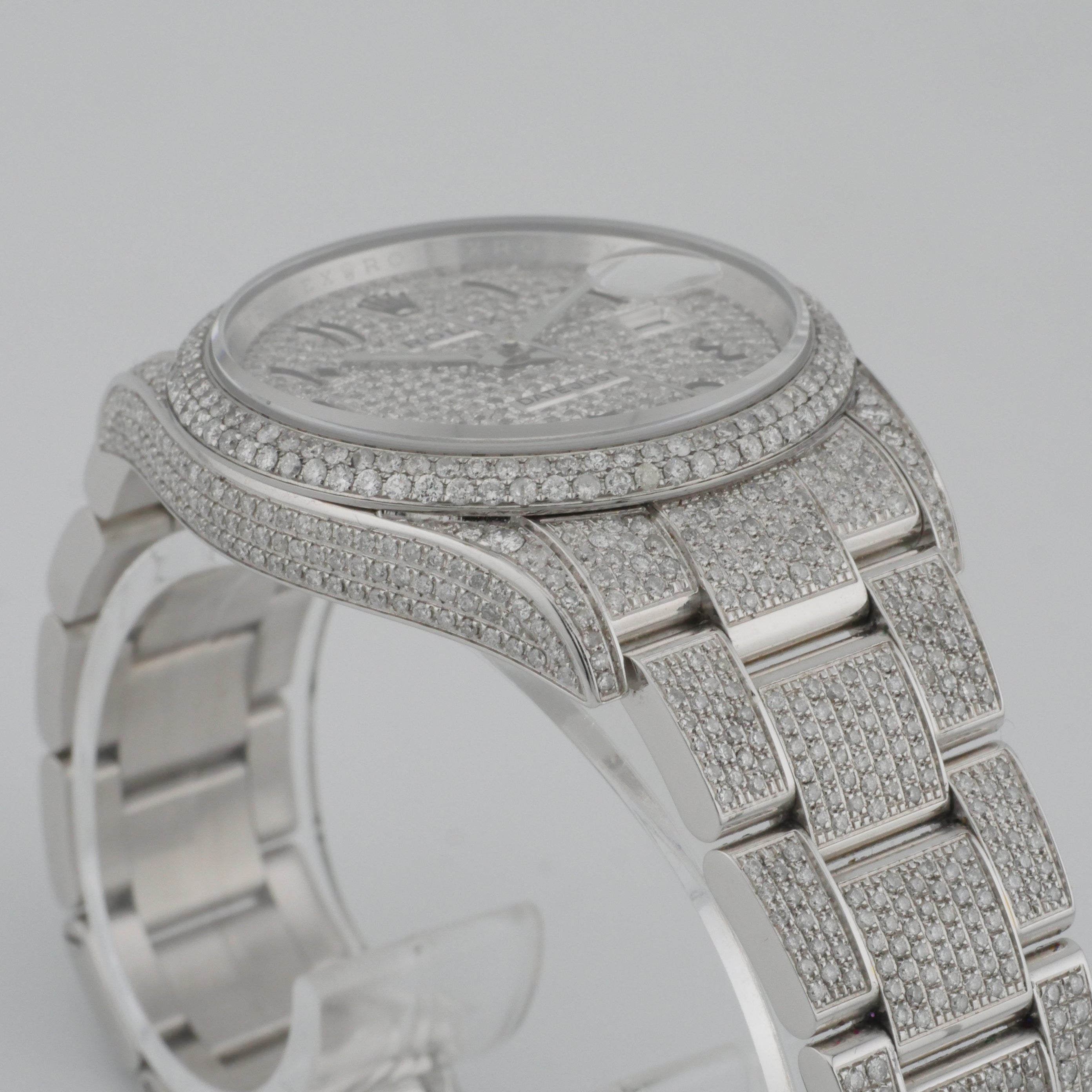 Rolex Datejust 36 Stahl / Iced Out 126200 - 2024