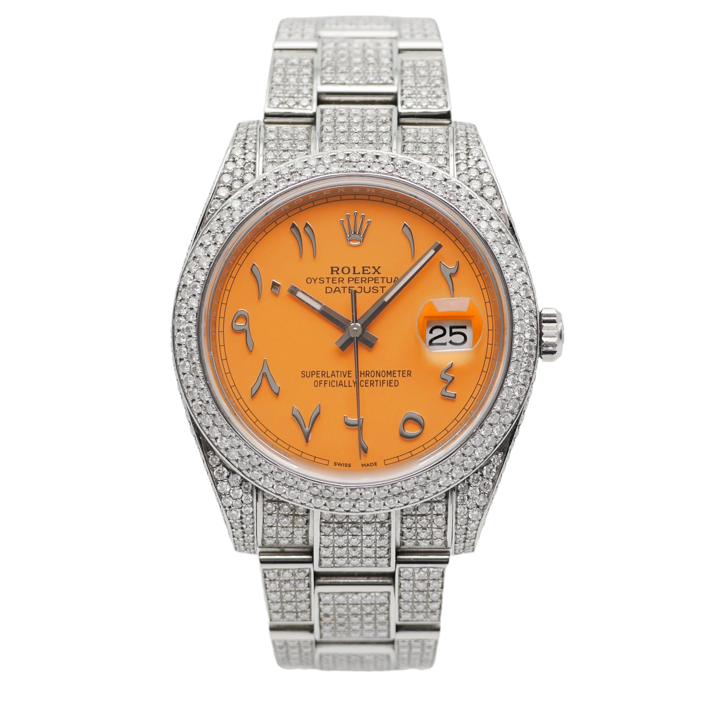 Rolex Datejust 41 Stahl Iced Out 126300 - 2019