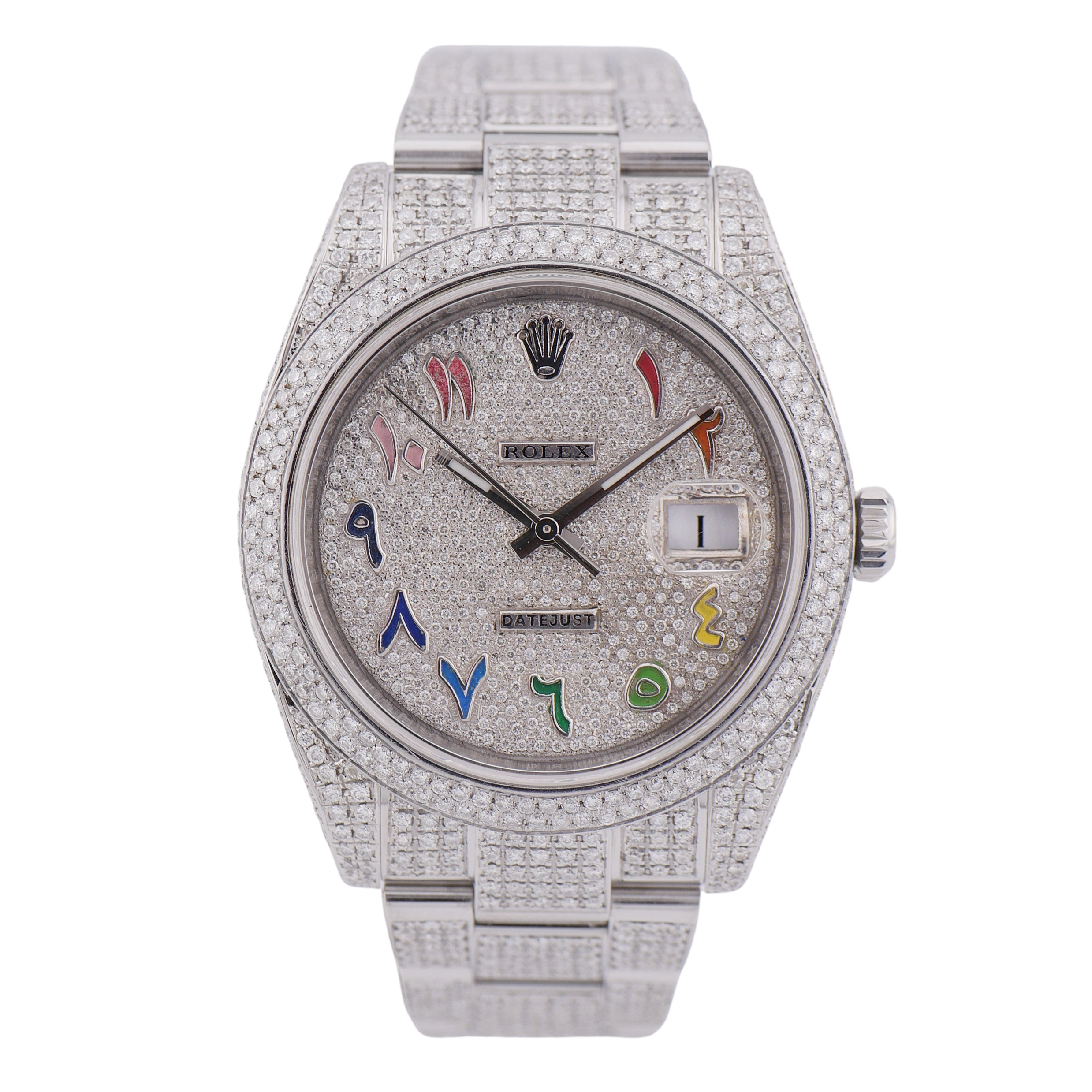 Rolex Datejust 41 Stahl / Iced Out 126300 - 2018