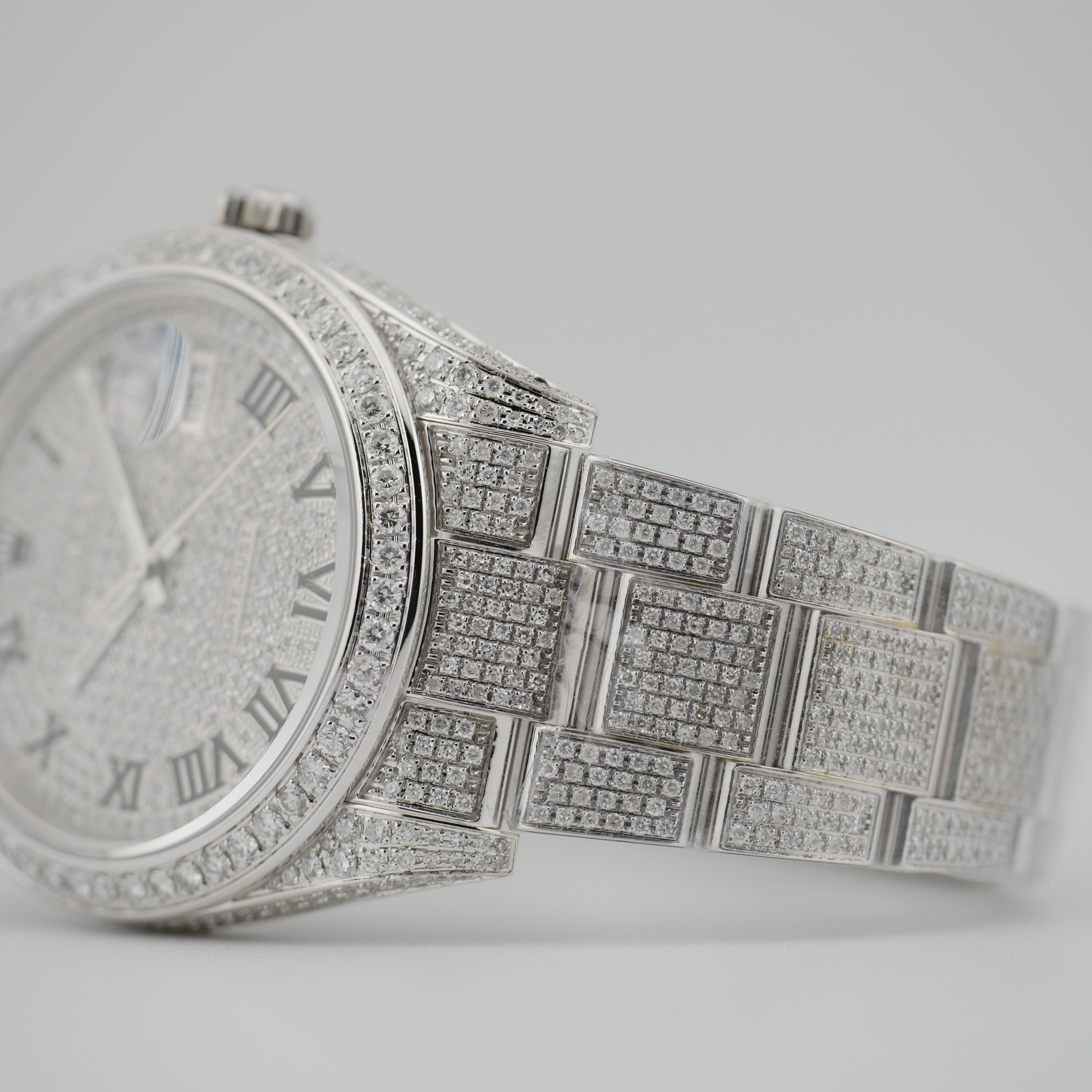 Rolex Datejust 41 Stahl Iced Out 126300 - 2025