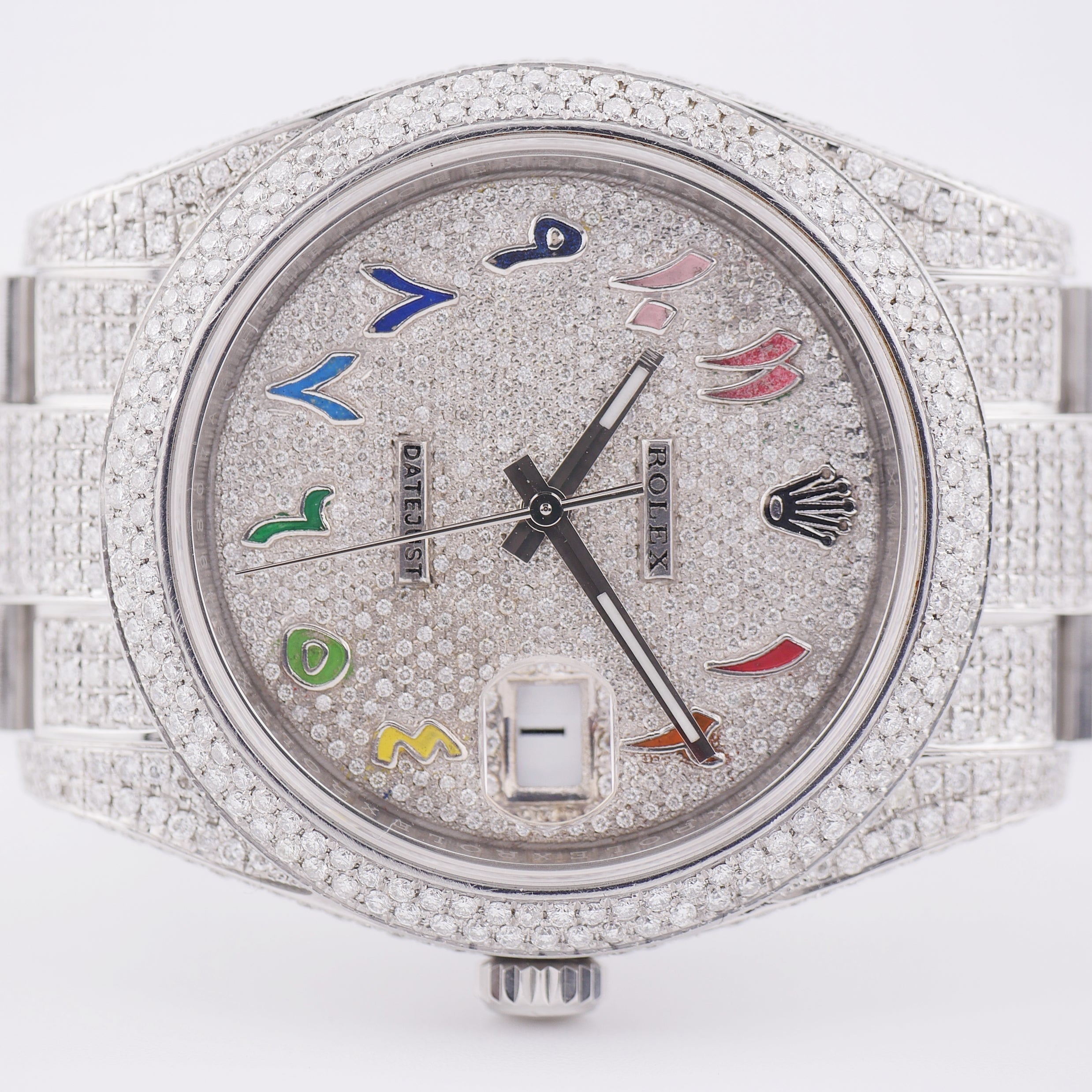 Rolex Datejust 41 Stahl / Iced Out 126300 - 2018