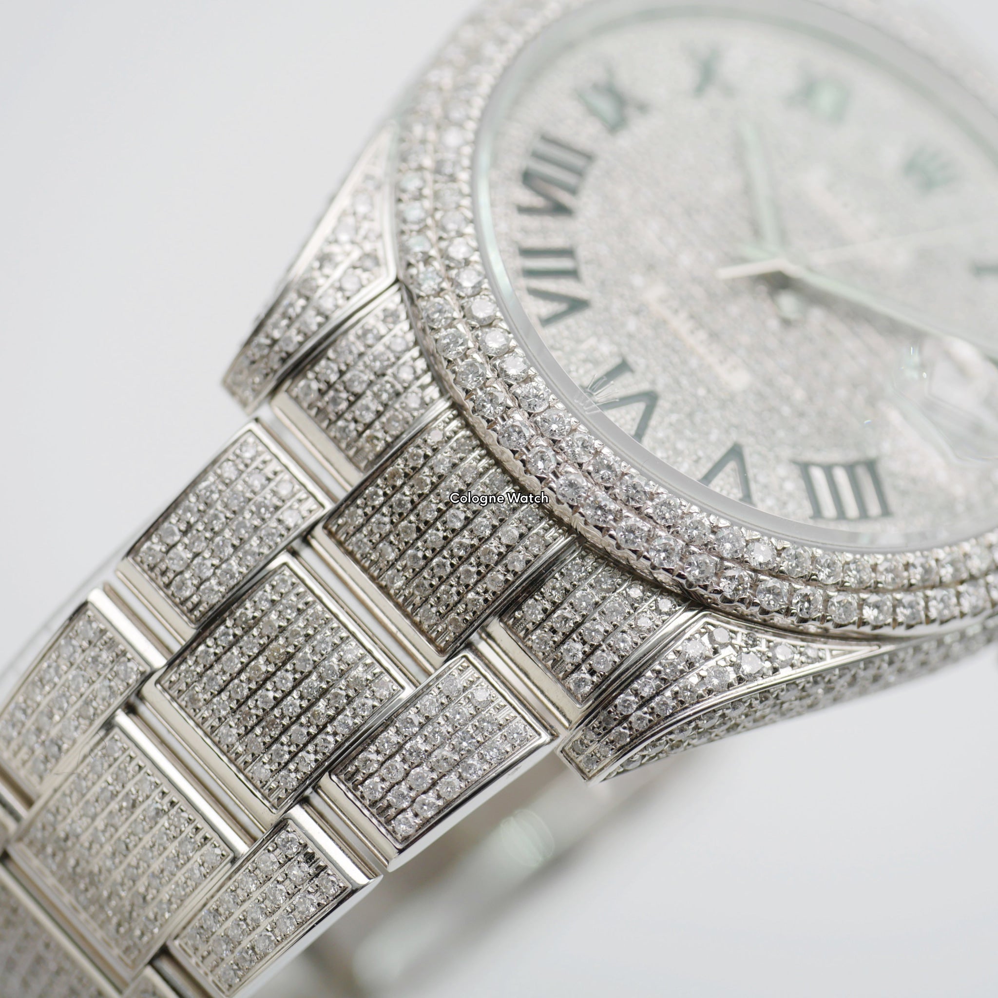 Rolex Datejust 41 Stahl Iced Out 126300 - 2021