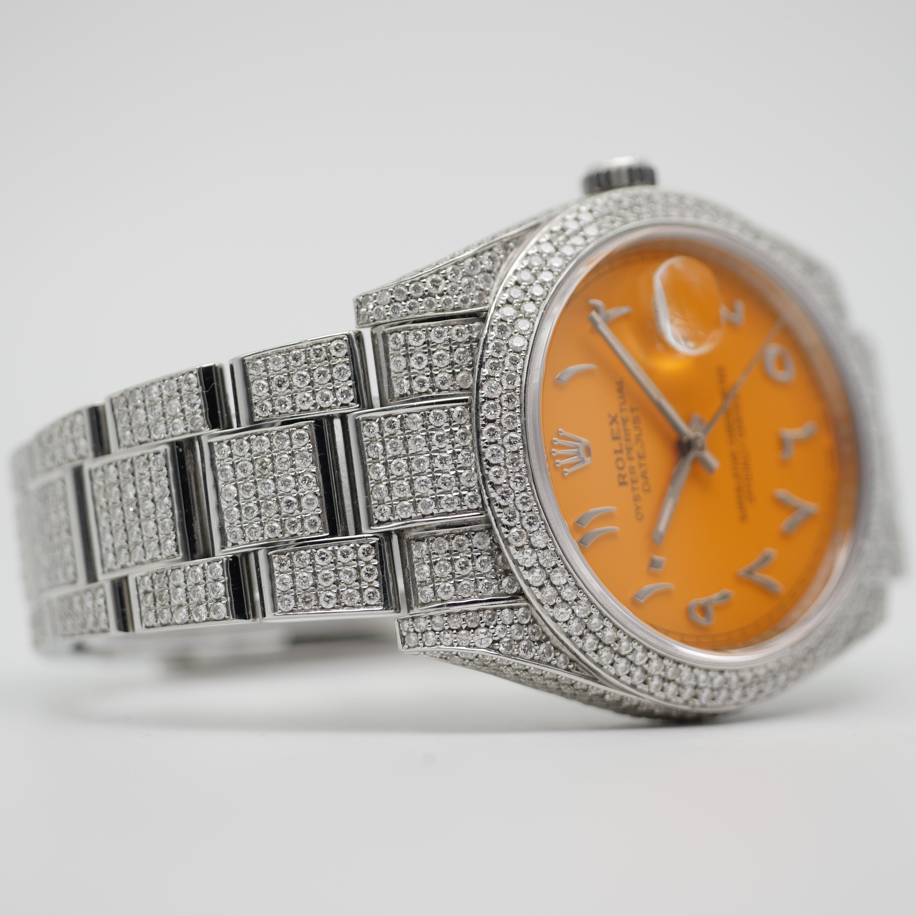 Rolex Datejust 41 Stahl Iced Out 126300 - 2019