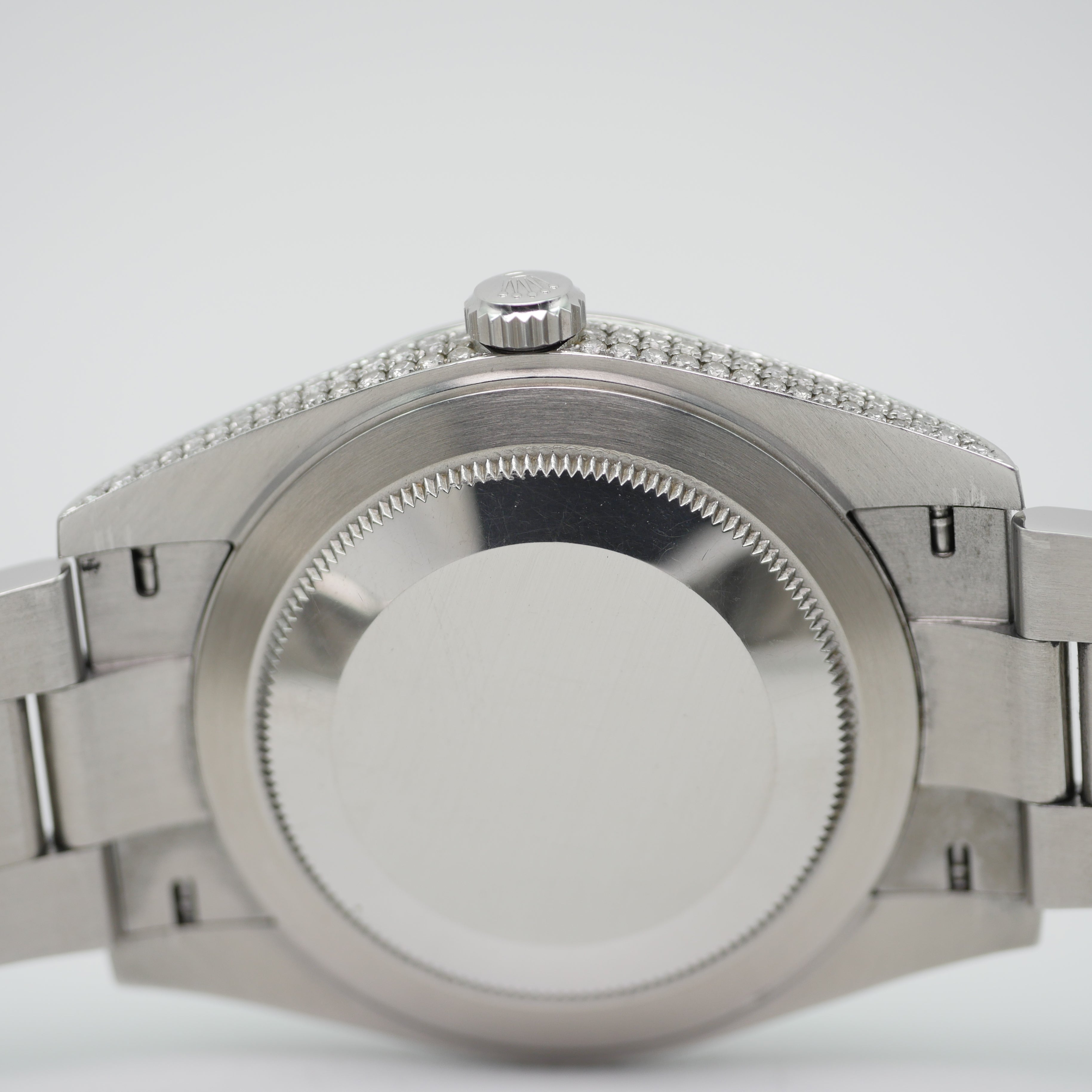 Rolex Datejust 41 Stahl Iced Out 126300 - 2019