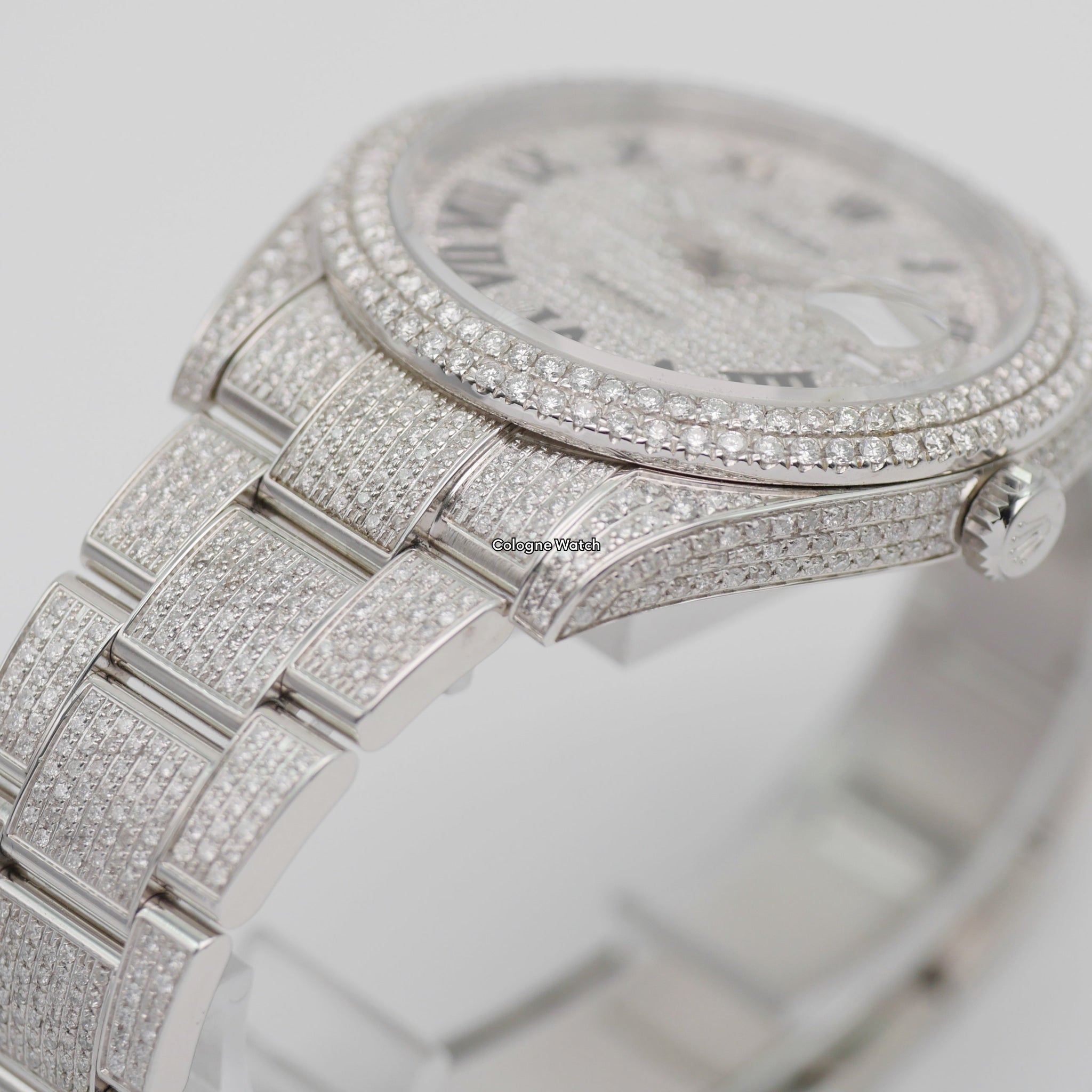 Rolex Datejust 41 Stahl Iced Out 126300 - 2021