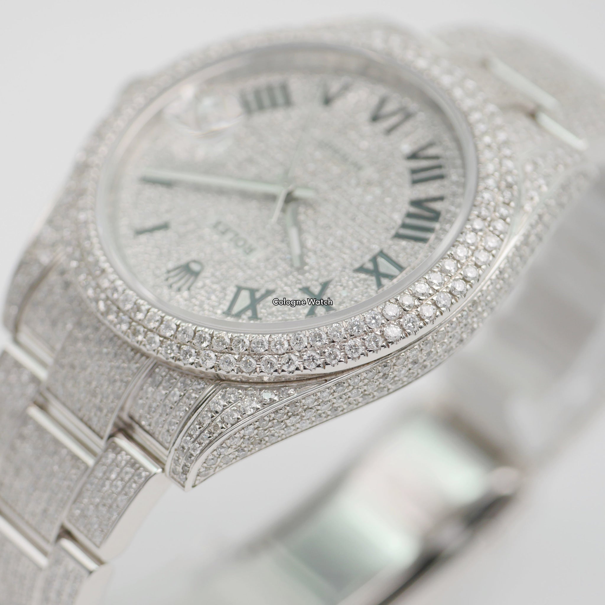 Rolex Datejust 41 Stahl Iced Out 126300 - 2021