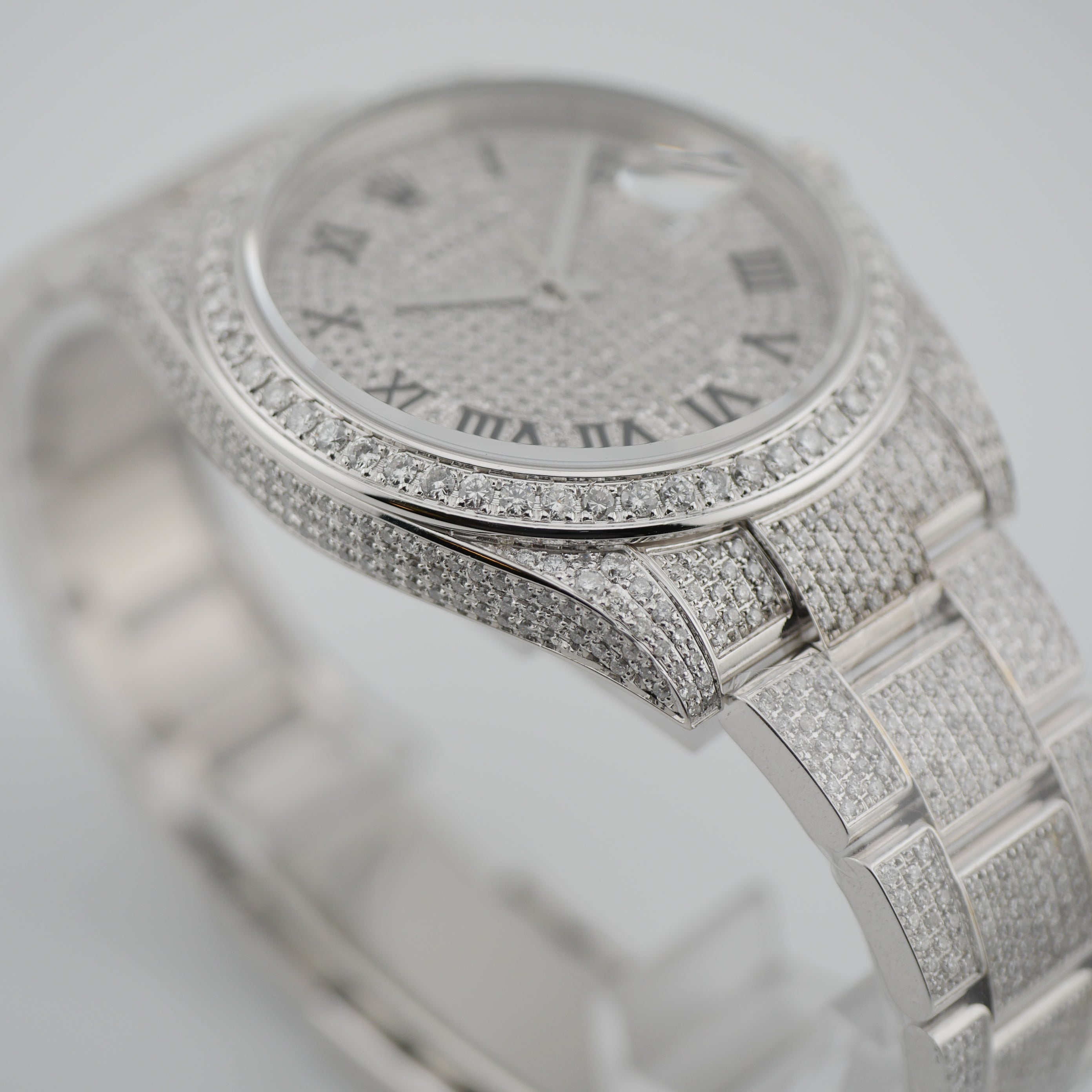 Rolex Datejust 41 Stahl Iced Out 126300 - 2025