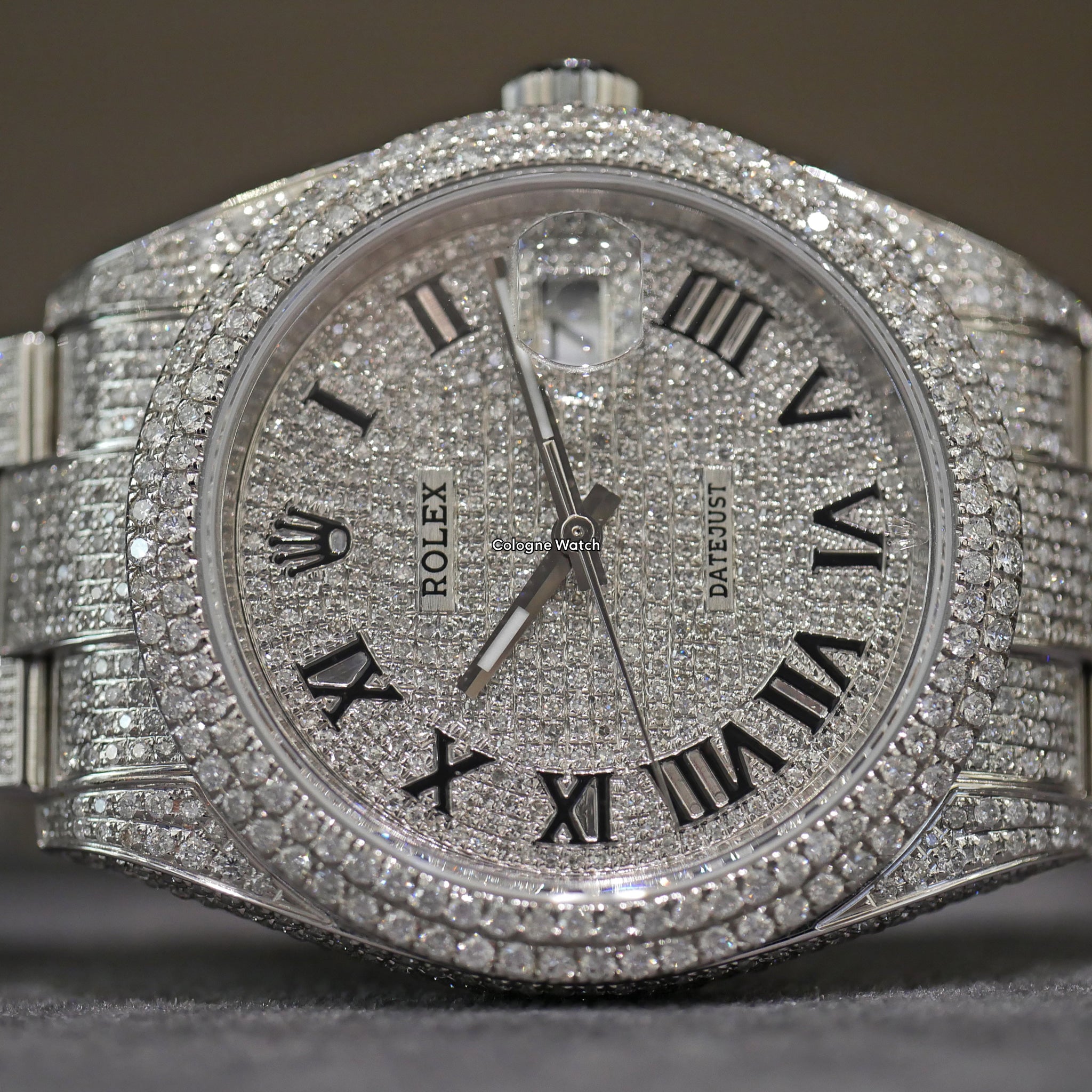 Rolex Datejust 41 Stahl Iced Out 126300 - 2021