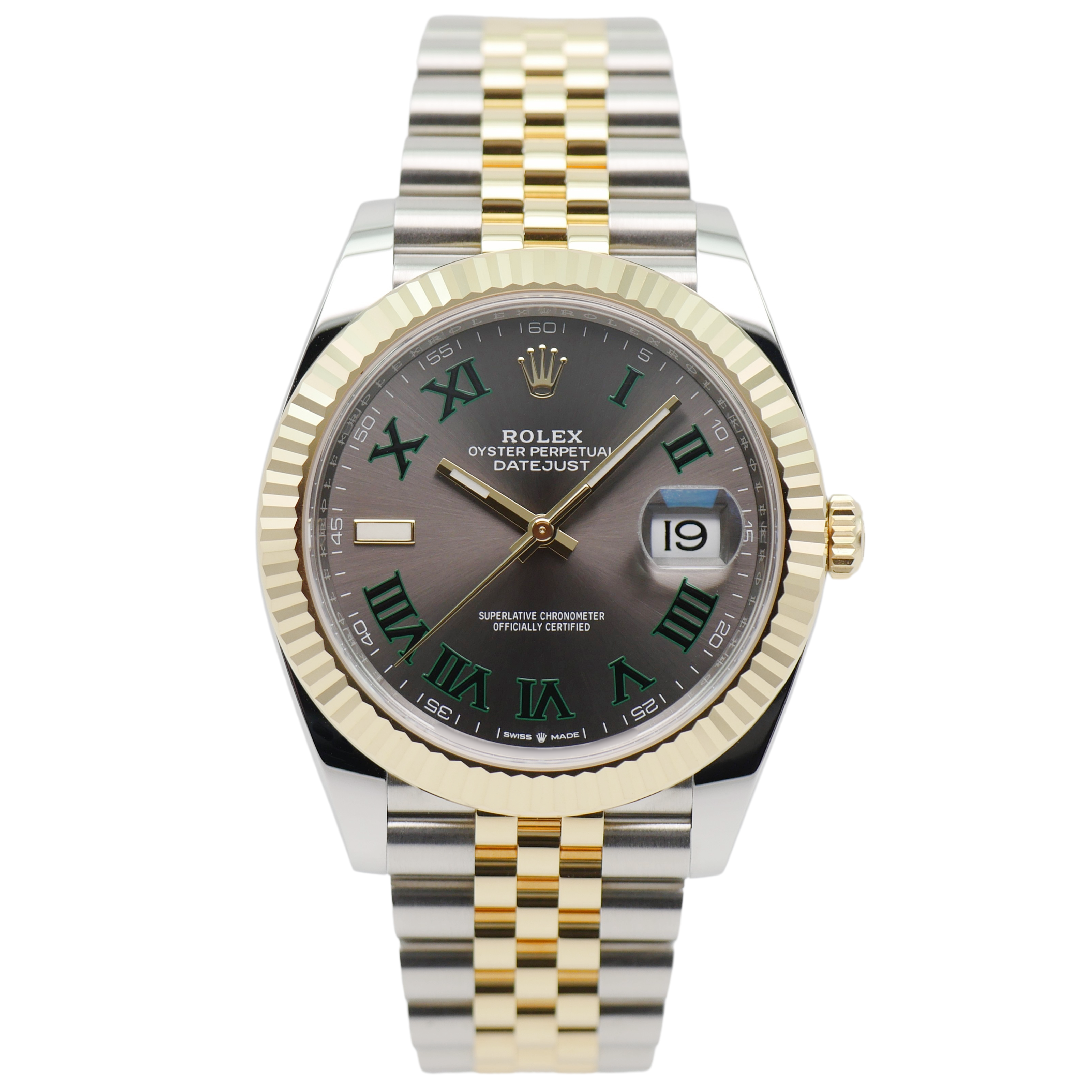 Rolex Datejust 41 Steel / Yellow Gold 126333 "Wimbledon" - 2020