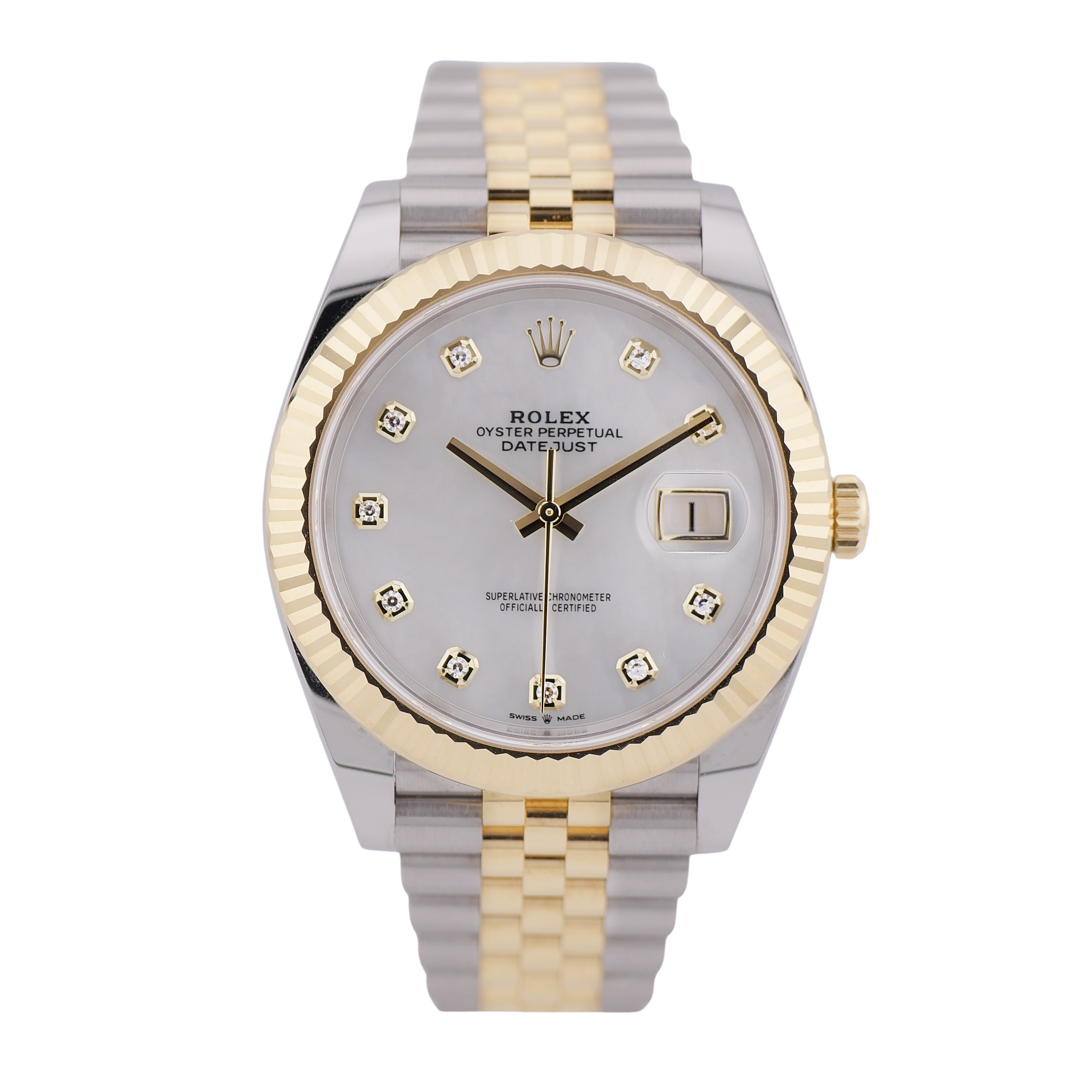 Rolex Datejust 41 Stahl / Gold 126333 - 2022 "MOP-Dial"