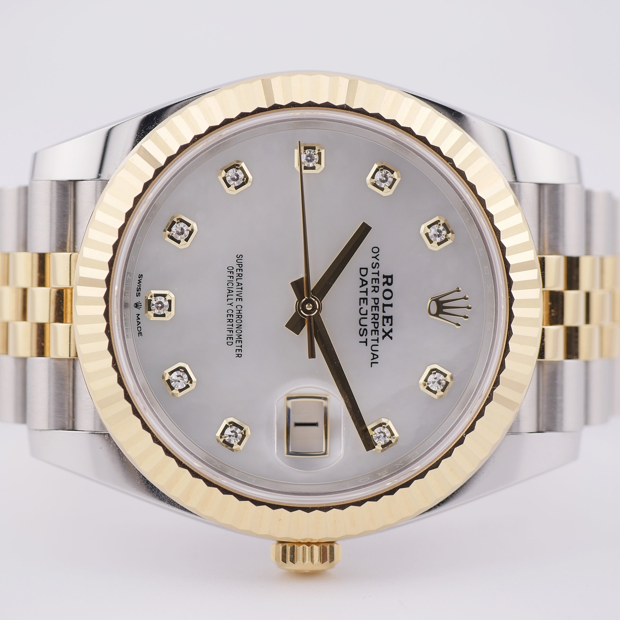 Rolex Datejust 41 Stahl / Gold 126333 - 2022 "MOP-Dial"