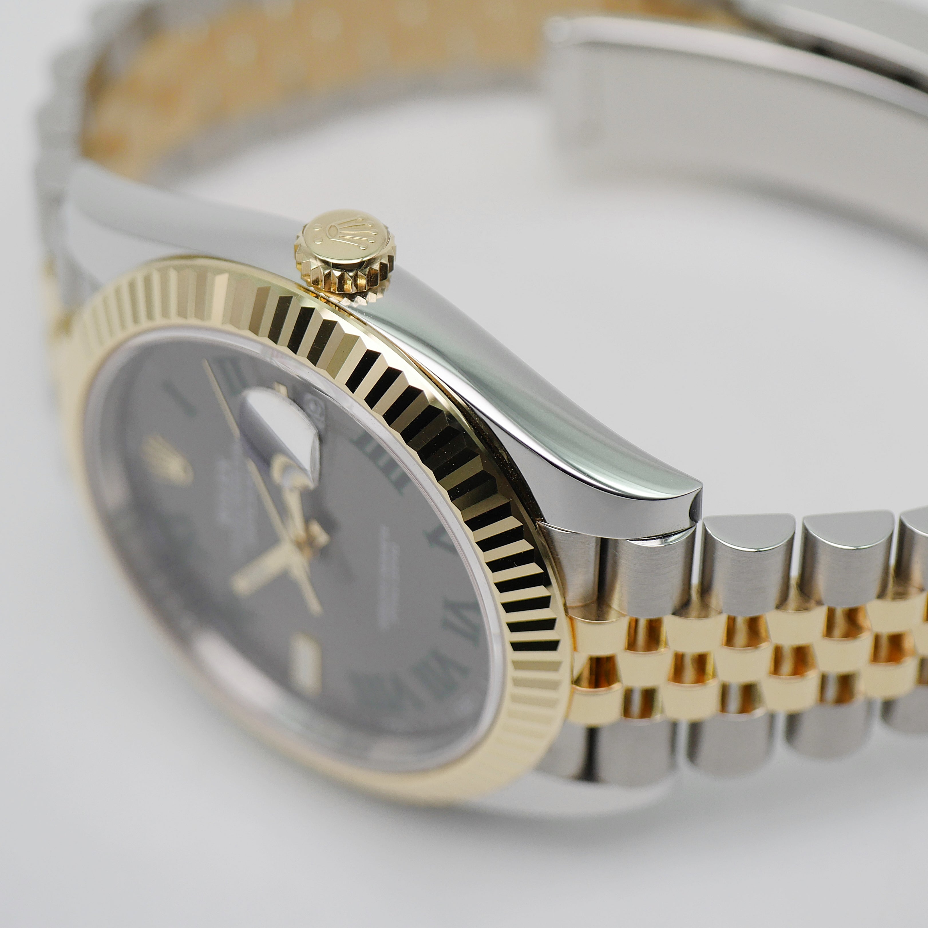 Rolex Datejust 41 Stahl / Gelbgold 126333 "Wimbledon" - 2020