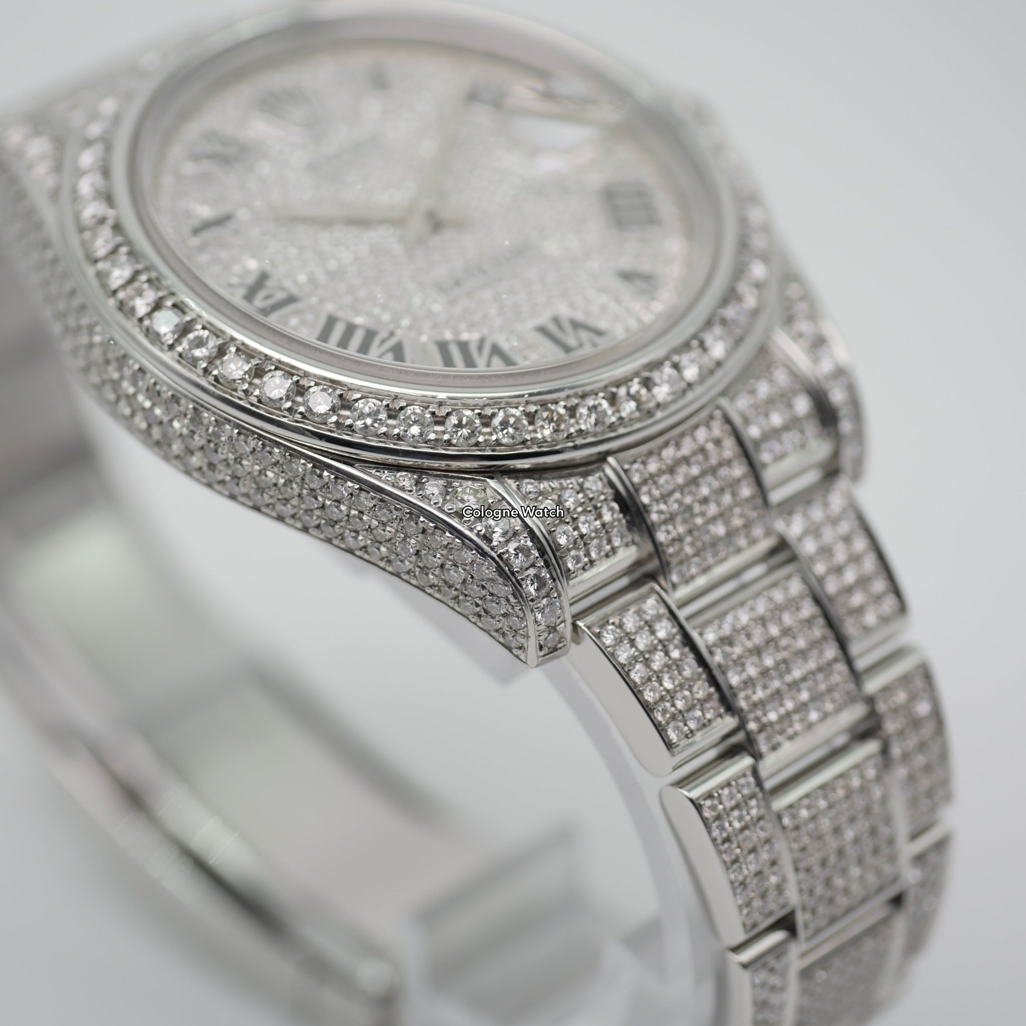 Rolex Datejust II Iced Out Stahl 116300