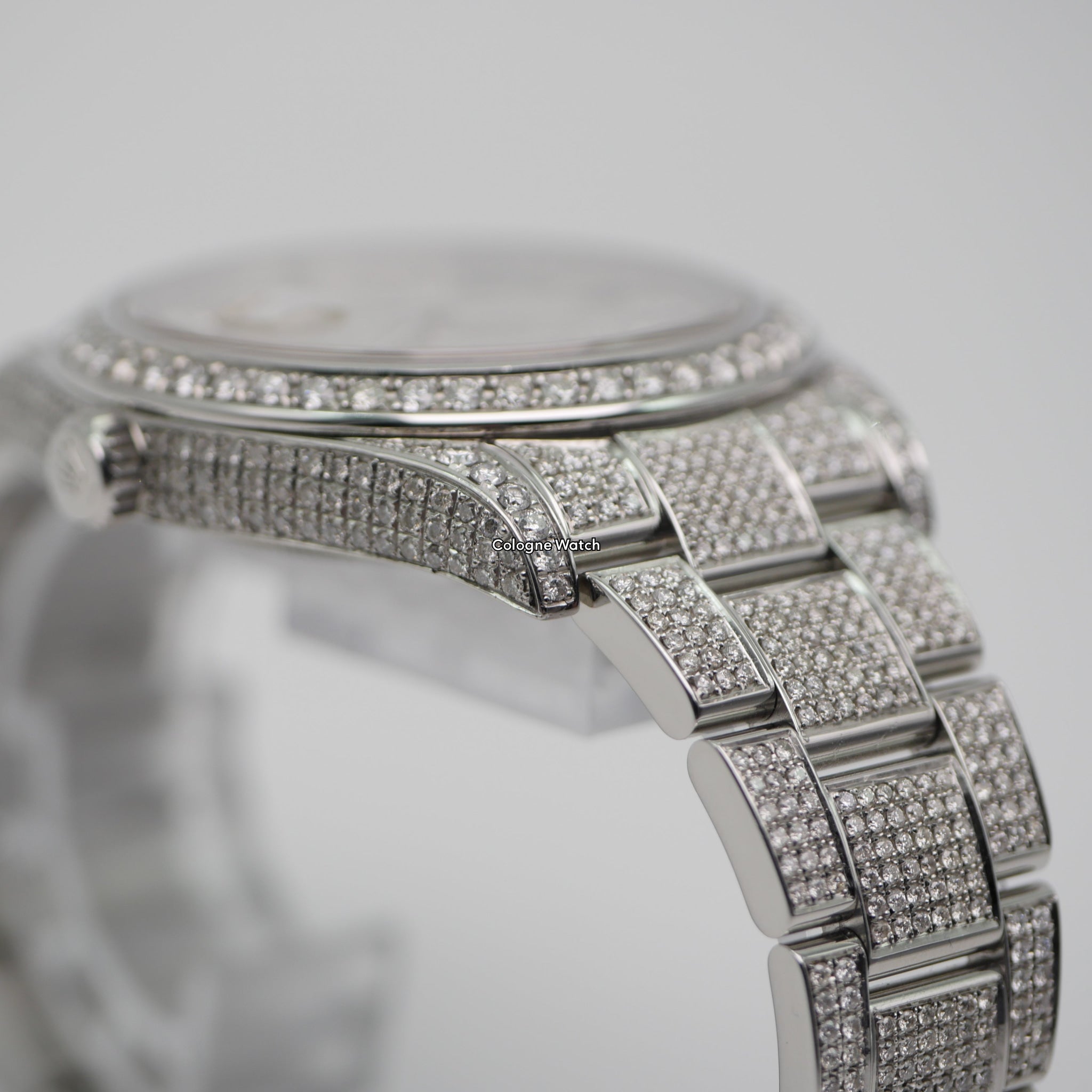 Rolex Datejust II Iced Out Stahl 116300