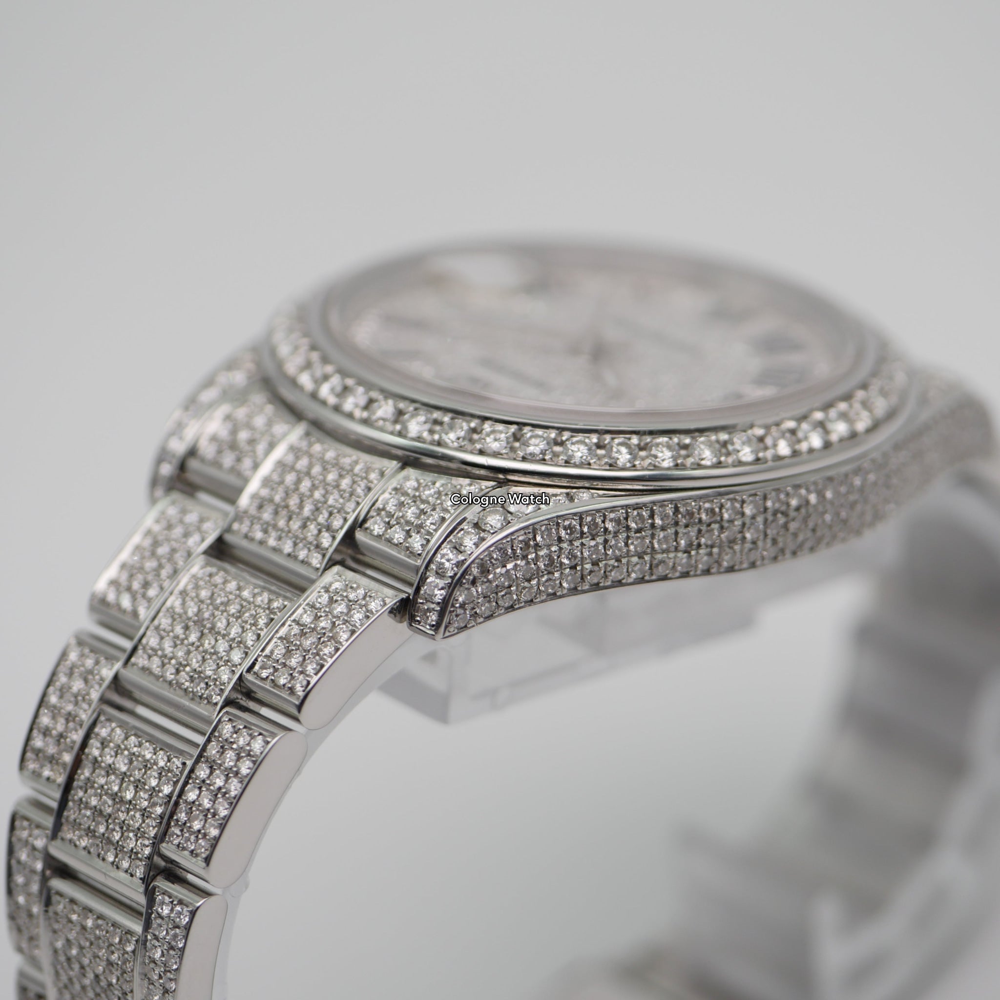 Rolex Datejust II Iced Out Stahl 116300