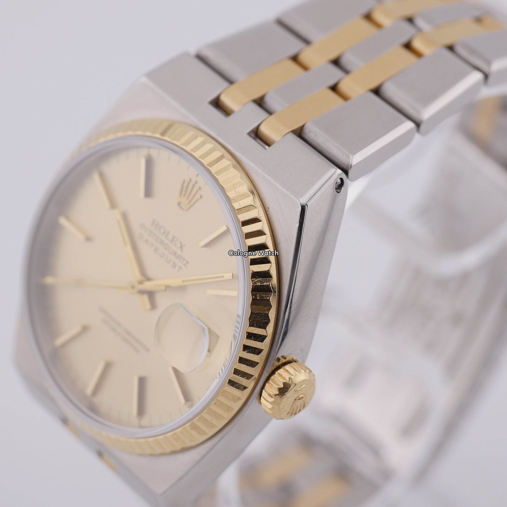 Rolex Datejust Oysterquartz Steel/Gold 17013 Service Papers