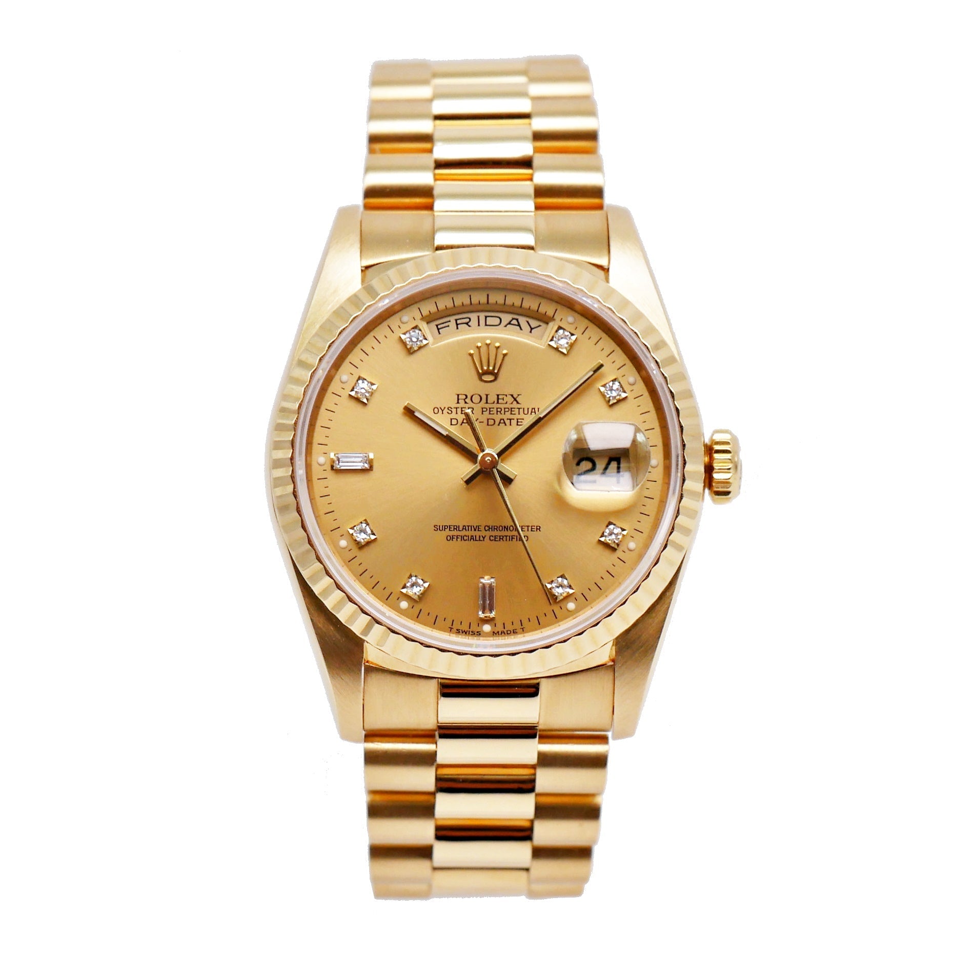 Rolex Day-Date 36 Yellow Gold 18238 - 1990