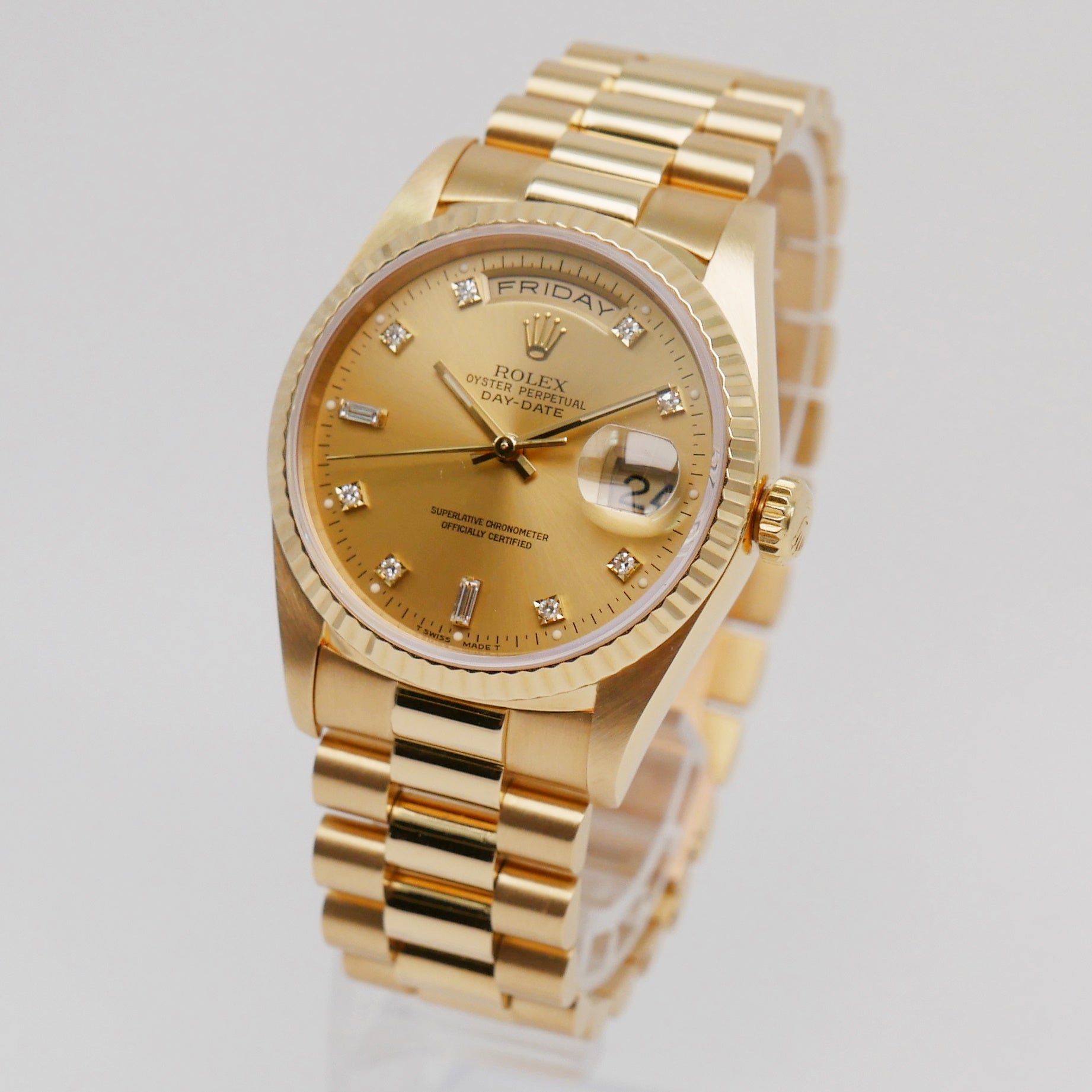 Rolex Day-Date 36 Yellow Gold 18238 - 1990