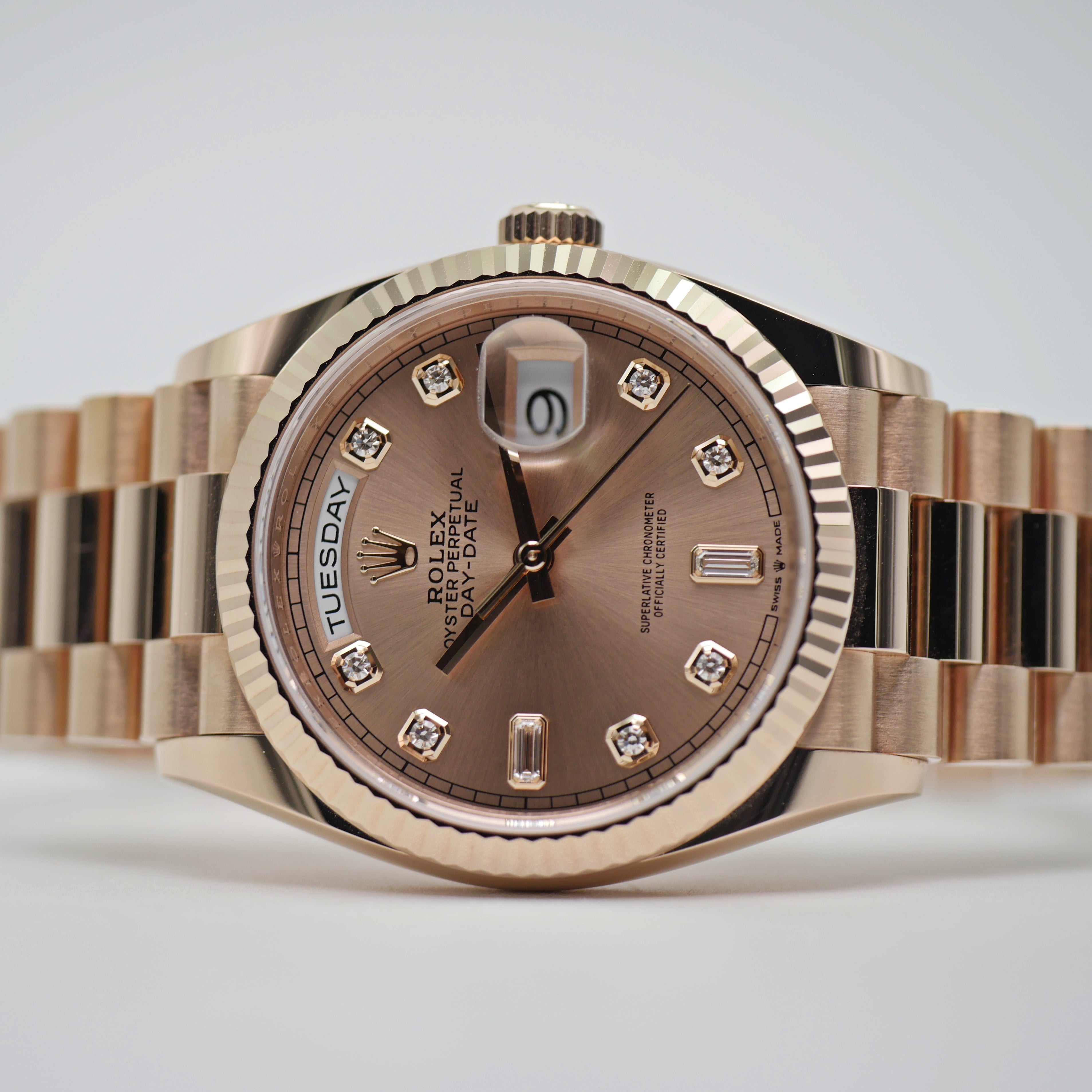 Rolex Day-Date 36 Roségold 128235 - 2023 ''verklebt''