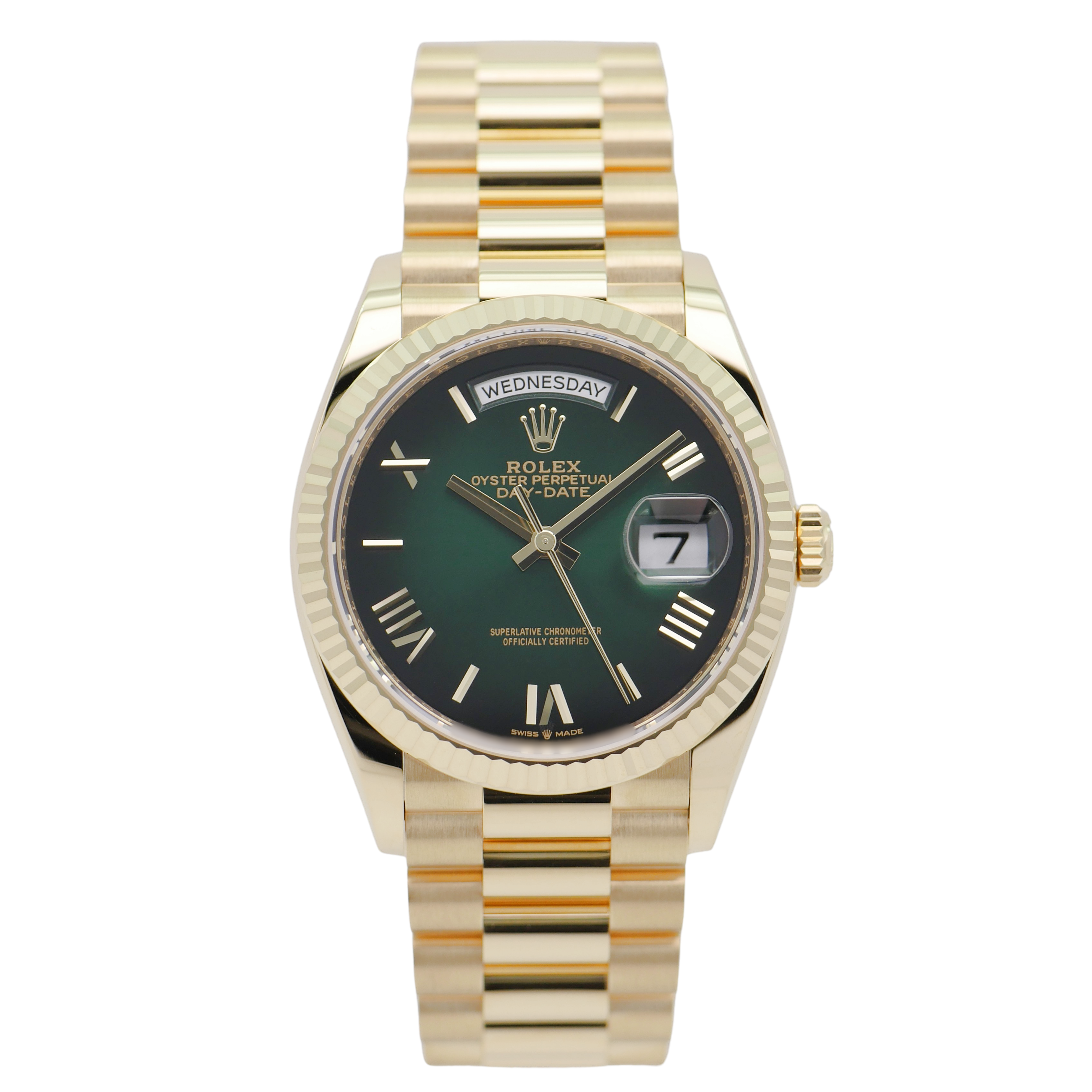 Rolex Day-Date 36 Ombré Gelbgold 128238 - 2025