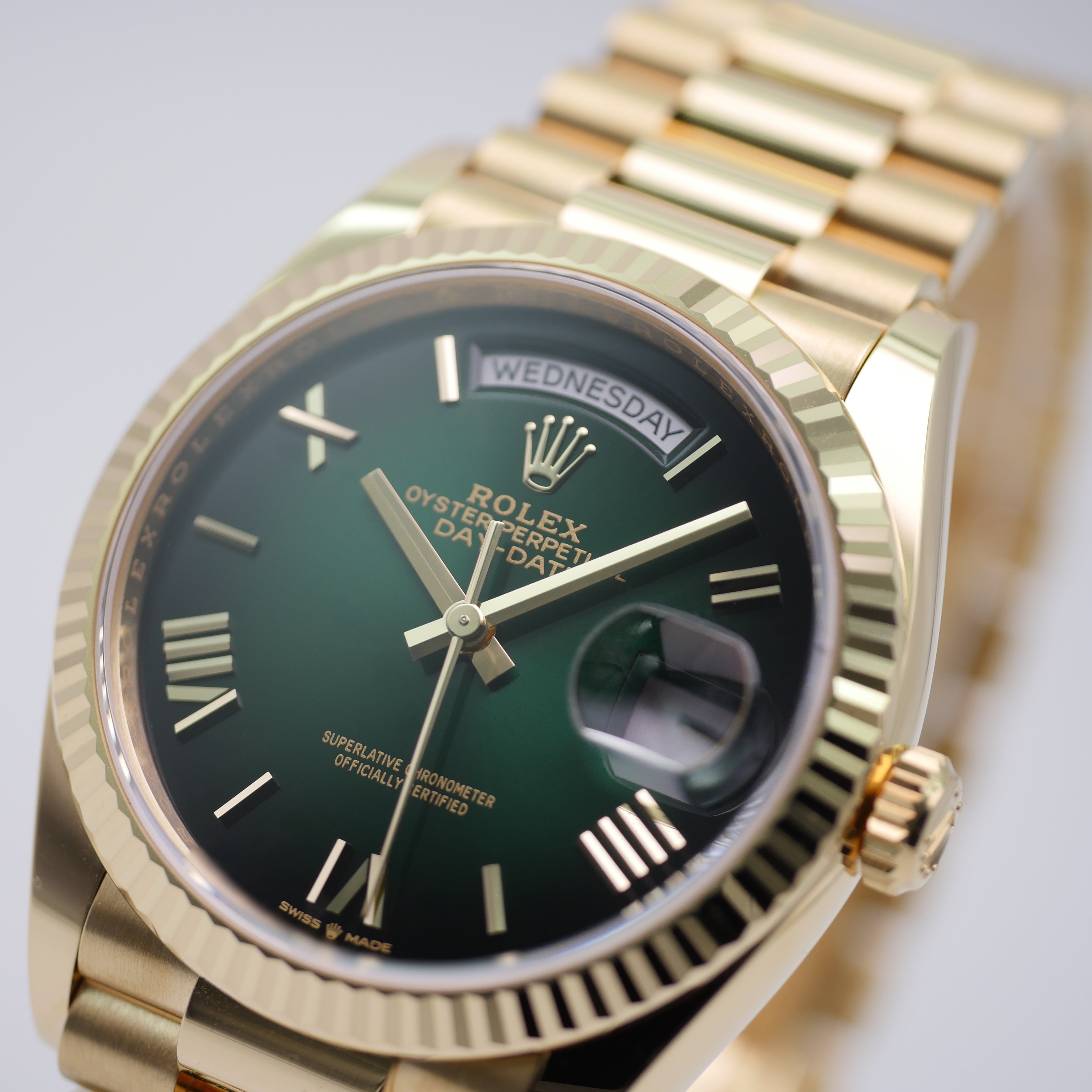 Rolex Day-Date 36 Ombré Gelbgold 128238 - 2025