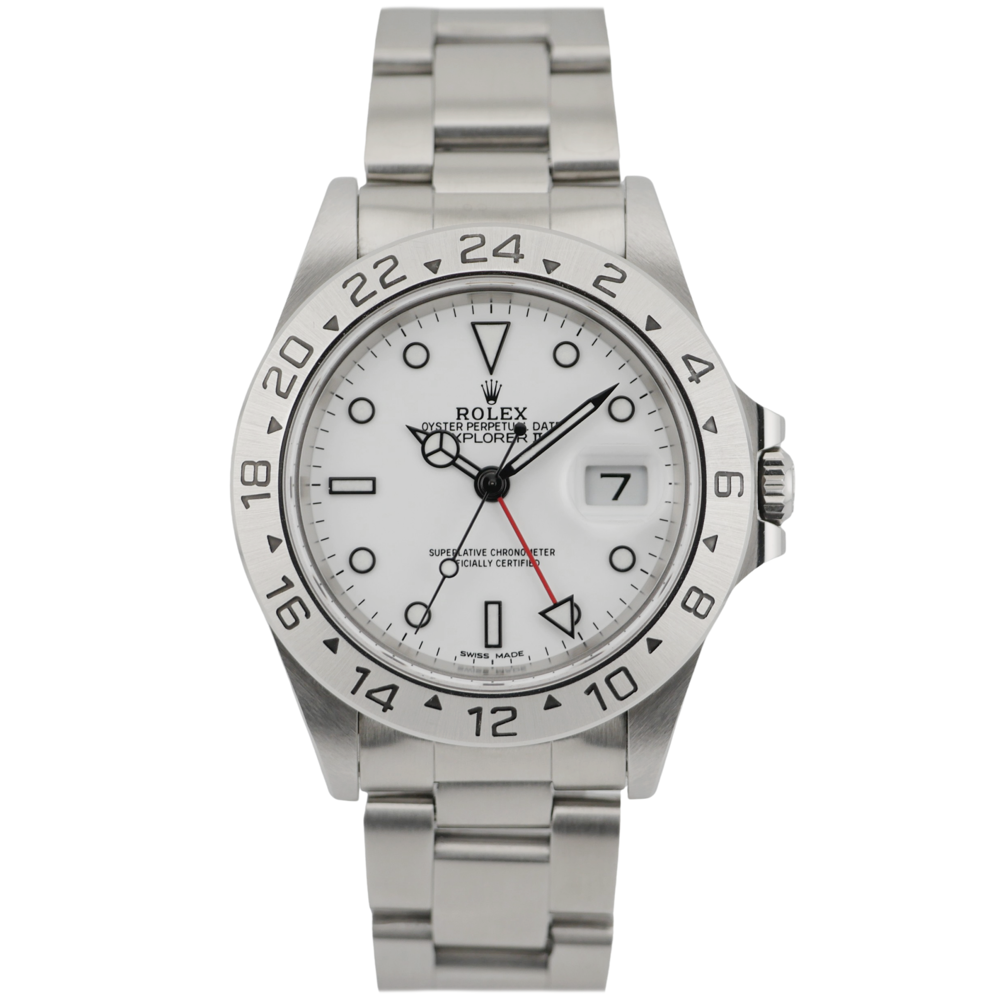 Rolex Explorer II Stahl 16570 - 1996 "Rolex Service Garantie bis 2026"