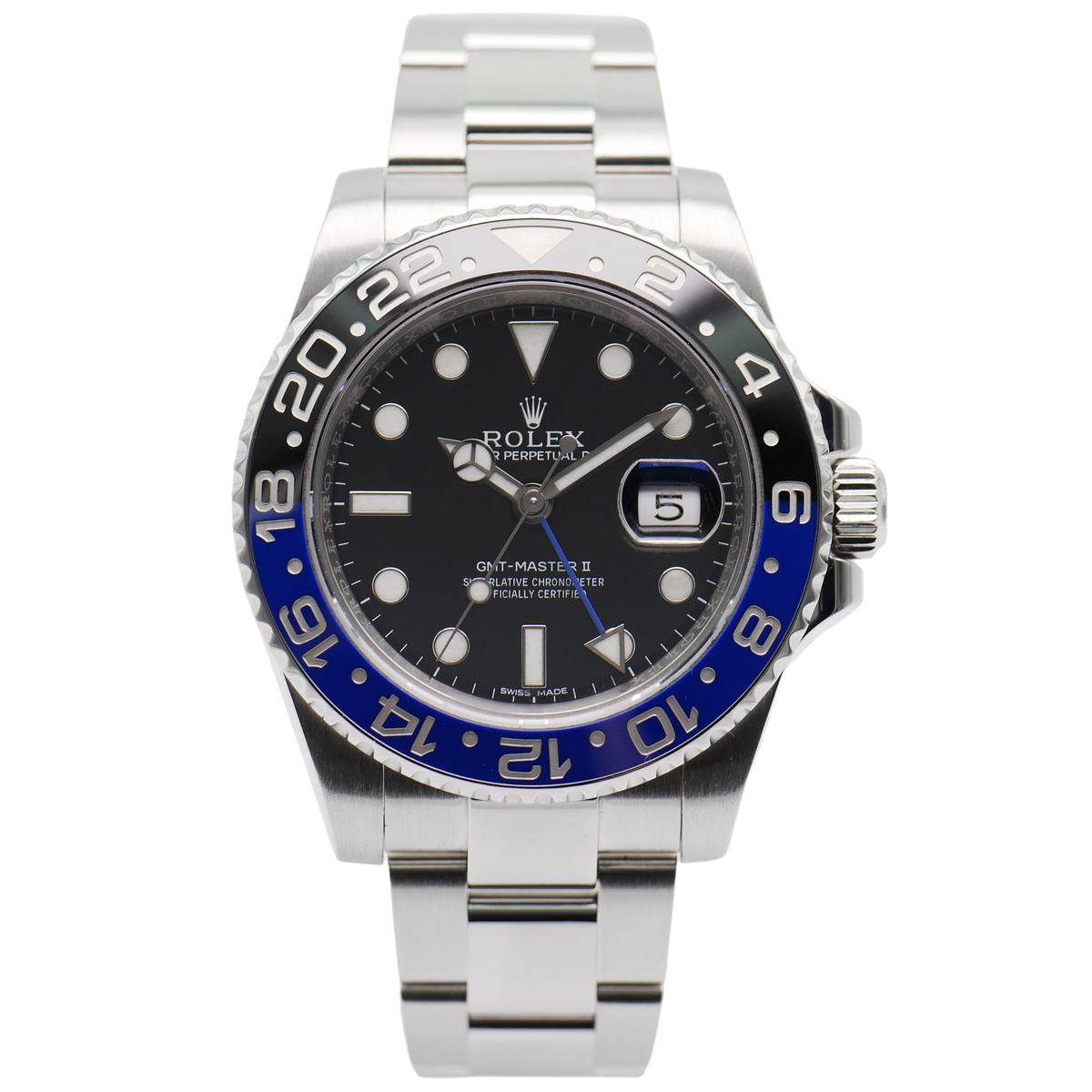 Rolex GMT-Master II Stahl 116710BLNR "Batman" - 2018