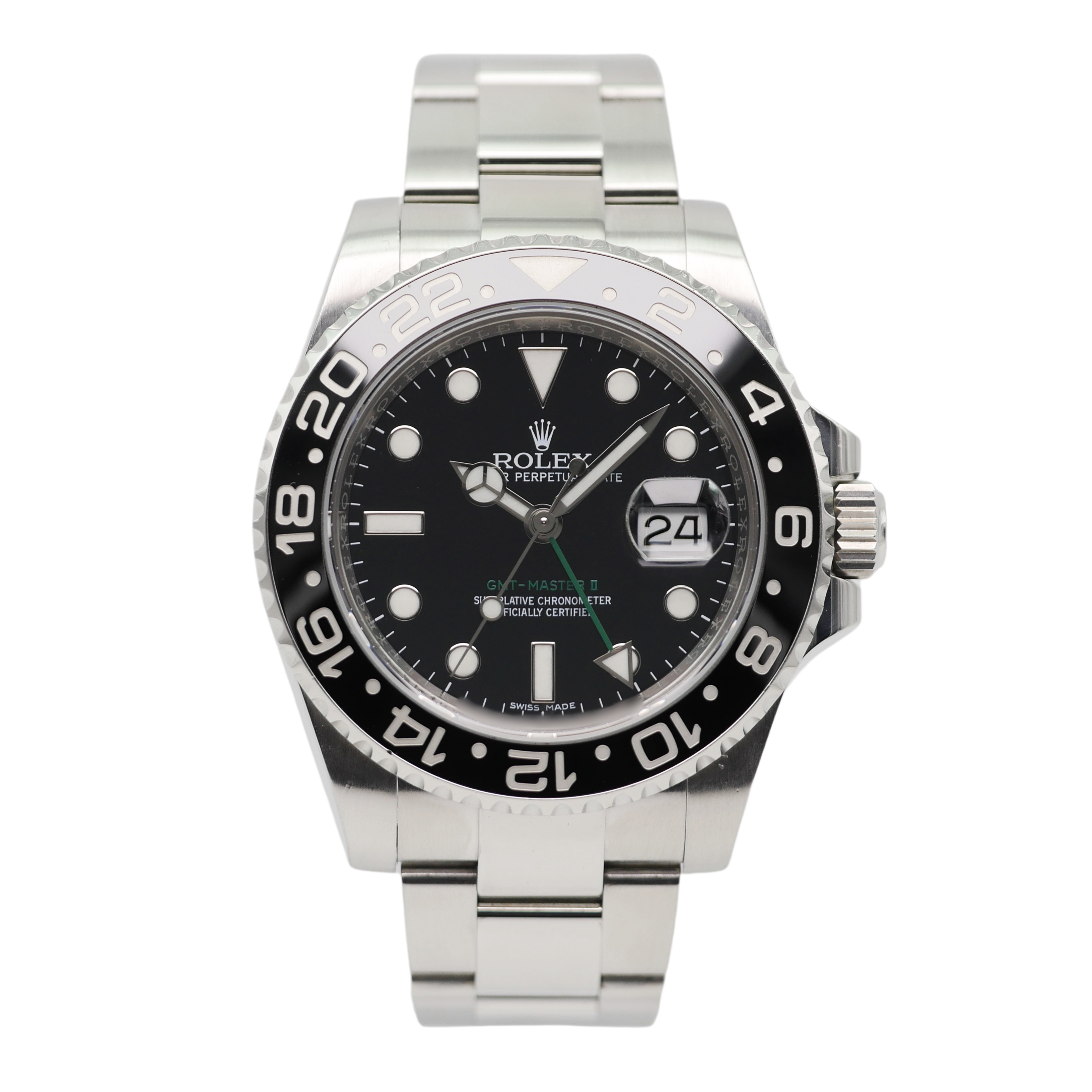 Rolex GMT Master II Stahl 116710LN - 2018 "LC100"