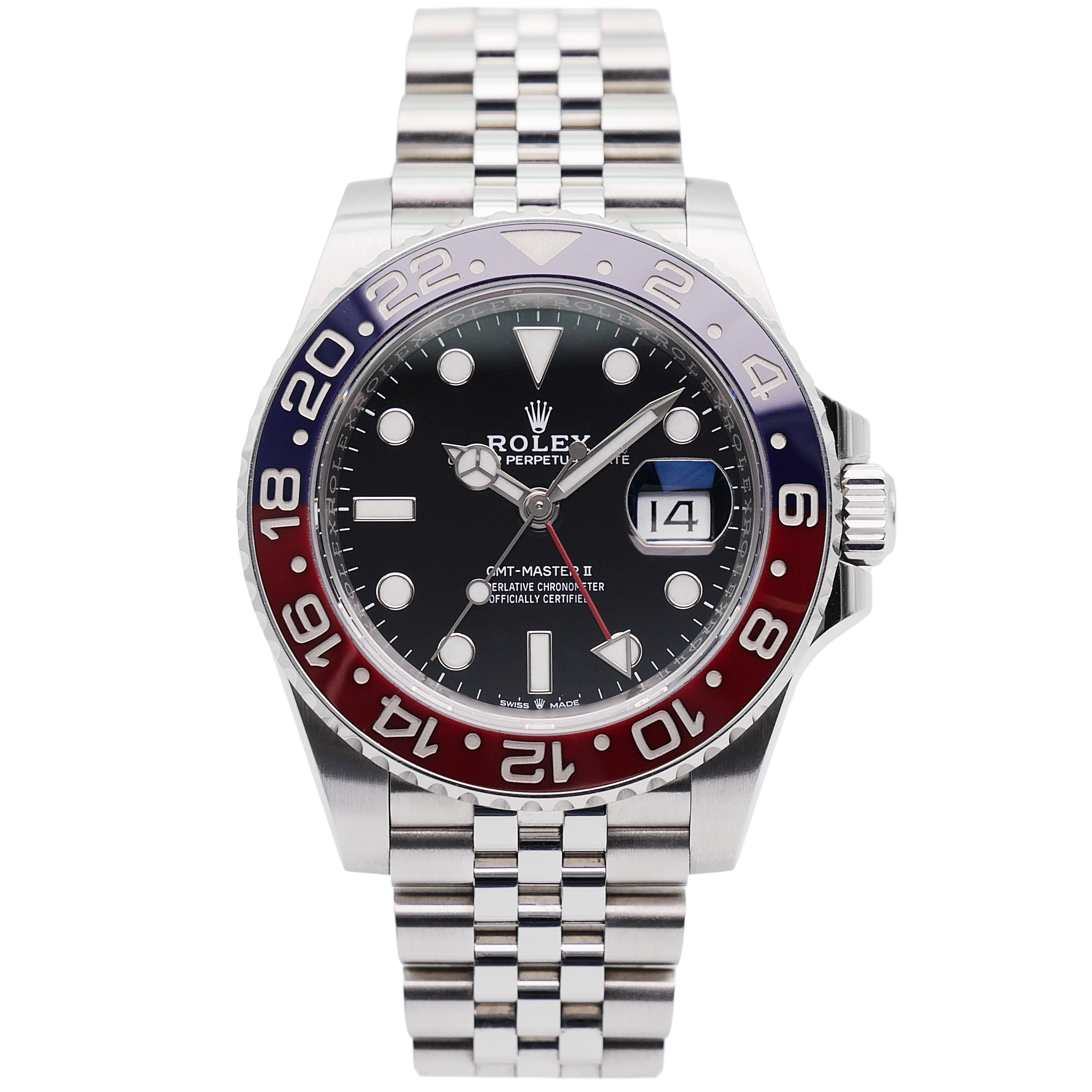 Rolex GMT-Master II Stahl 126710BLRO - 2021