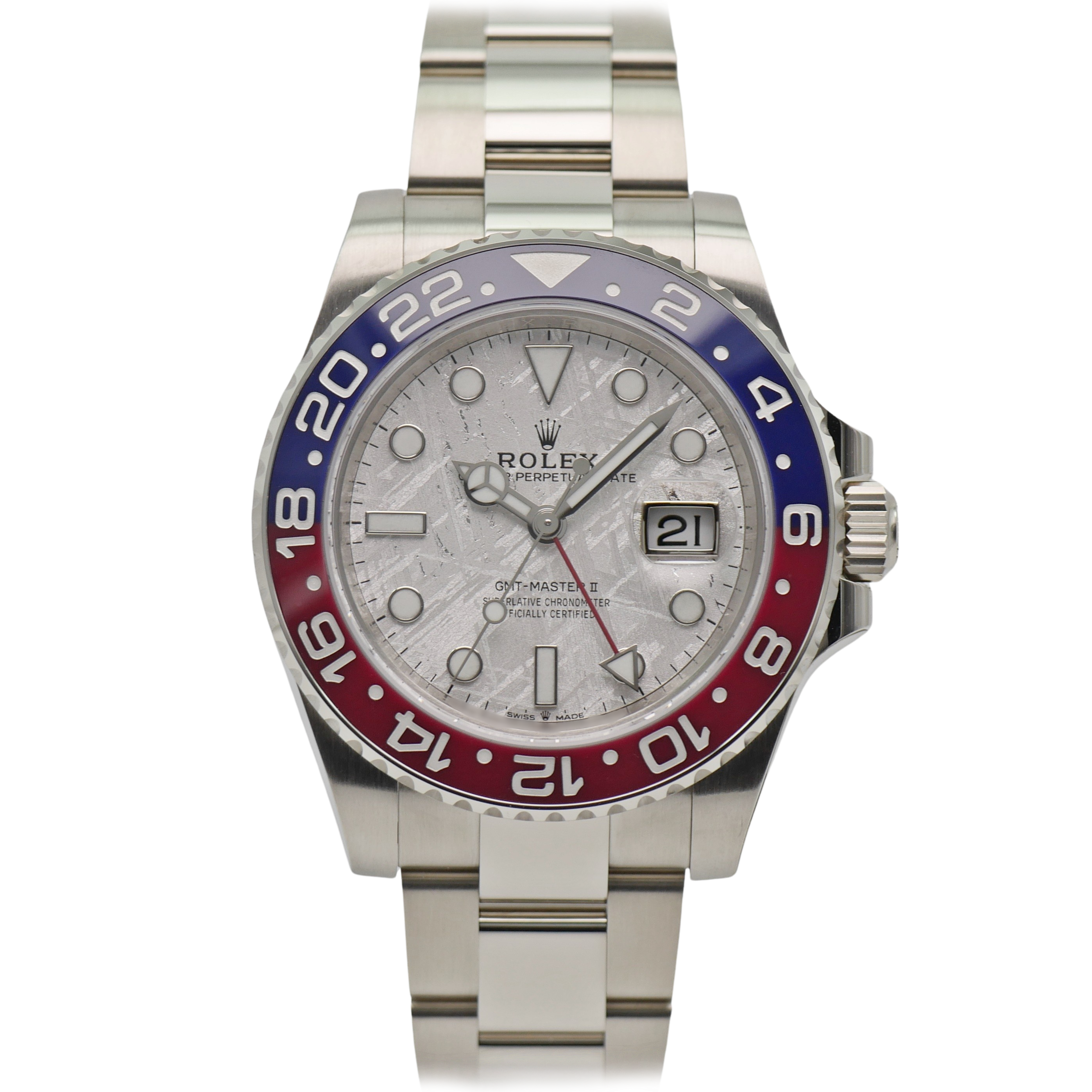 Rolex GMT-Master II "Meteorit" Weißgold 126719BLRO - 2019