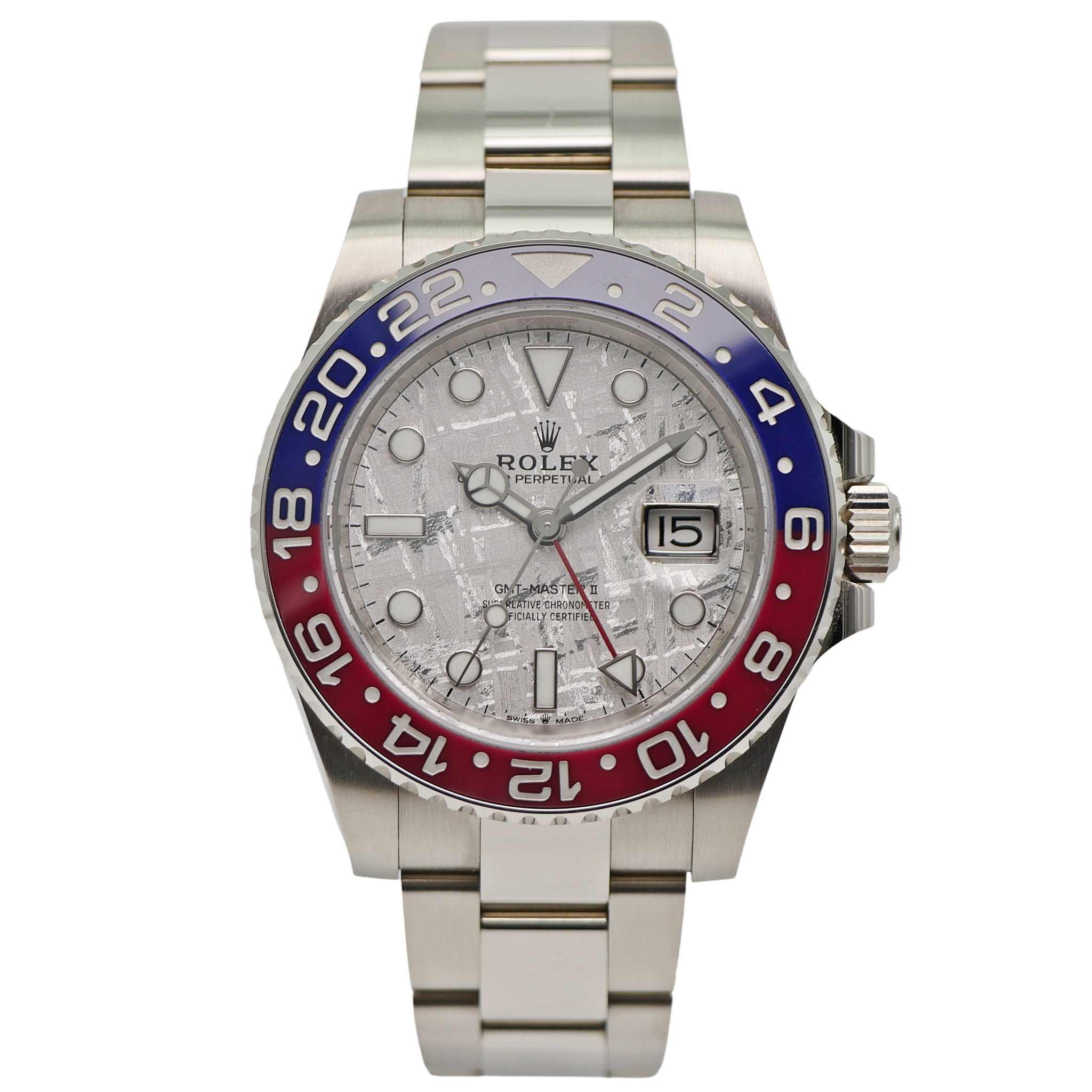 Rolex GMT-Master II Weißgold 126719BLRO - 2020 "Meteorite Dial"