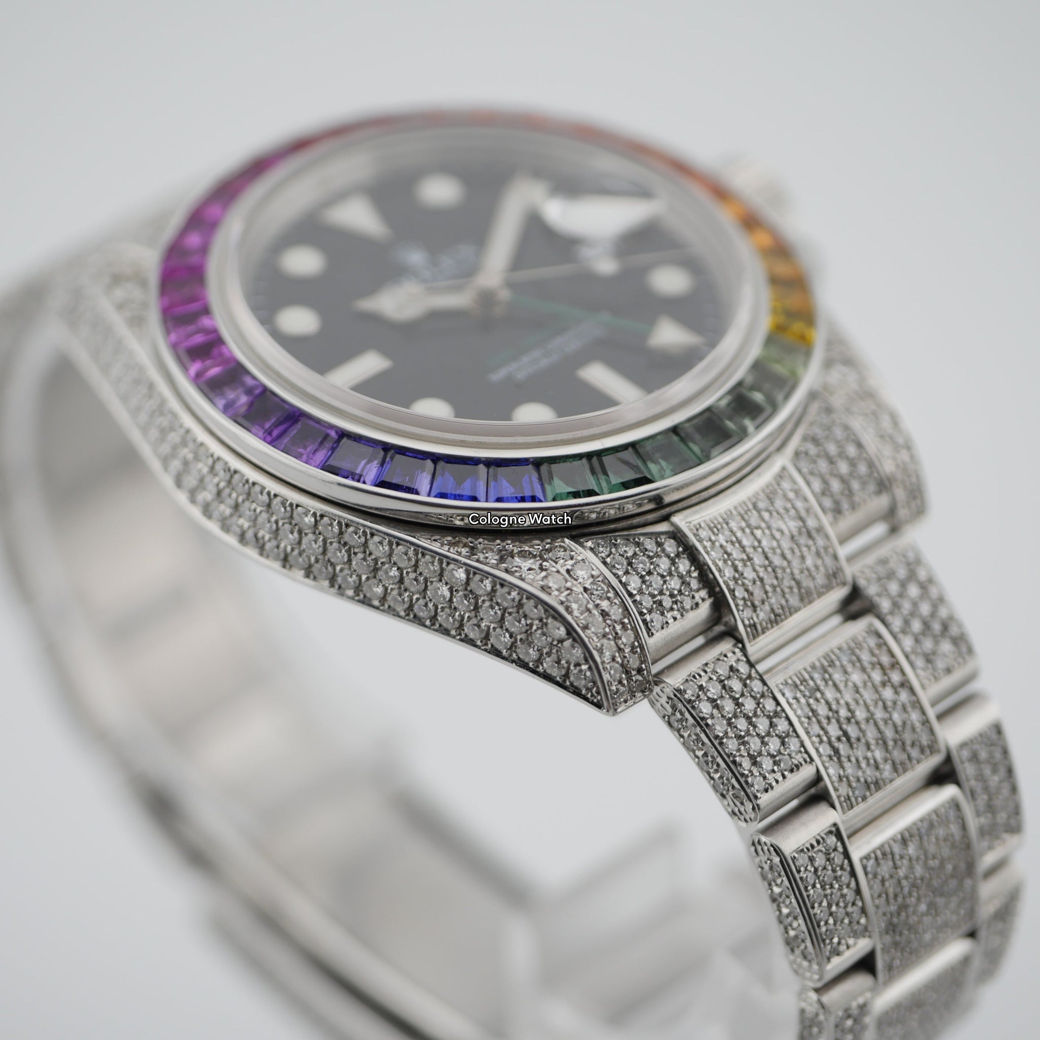 Rolex GMT-Master II Iced Out Stahl 116710LN
