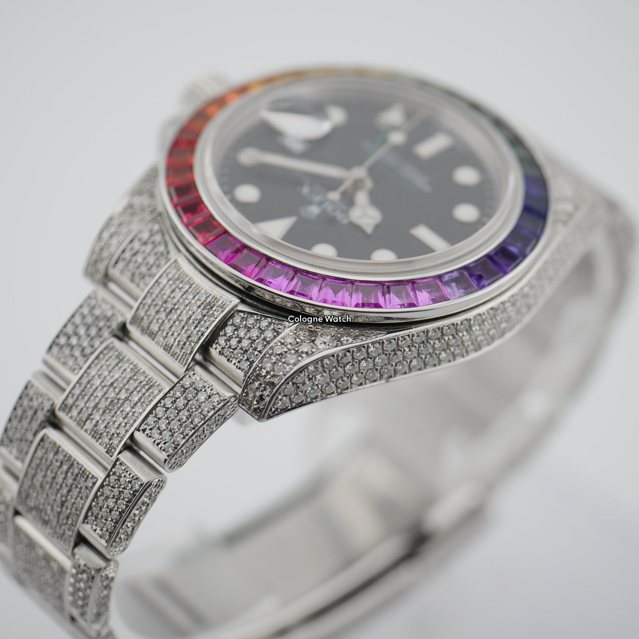 Rolex GMT-Master II Iced Out Stahl 116710LN