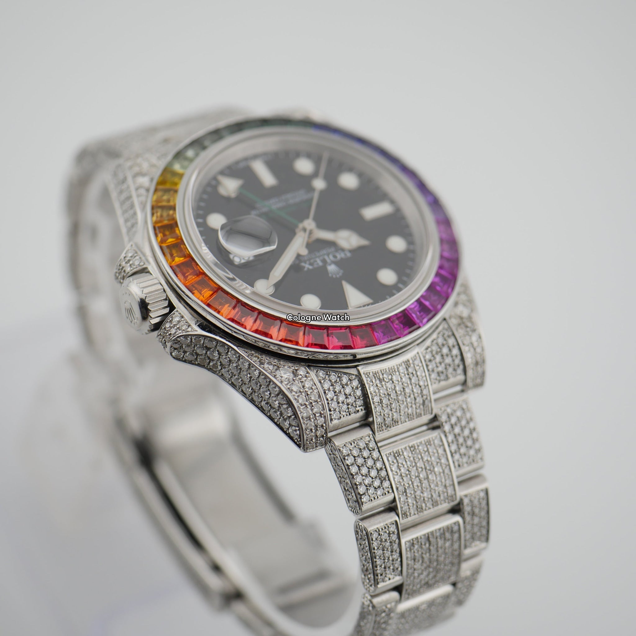 Rolex GMT-Master II Iced Out Stahl 116710LN