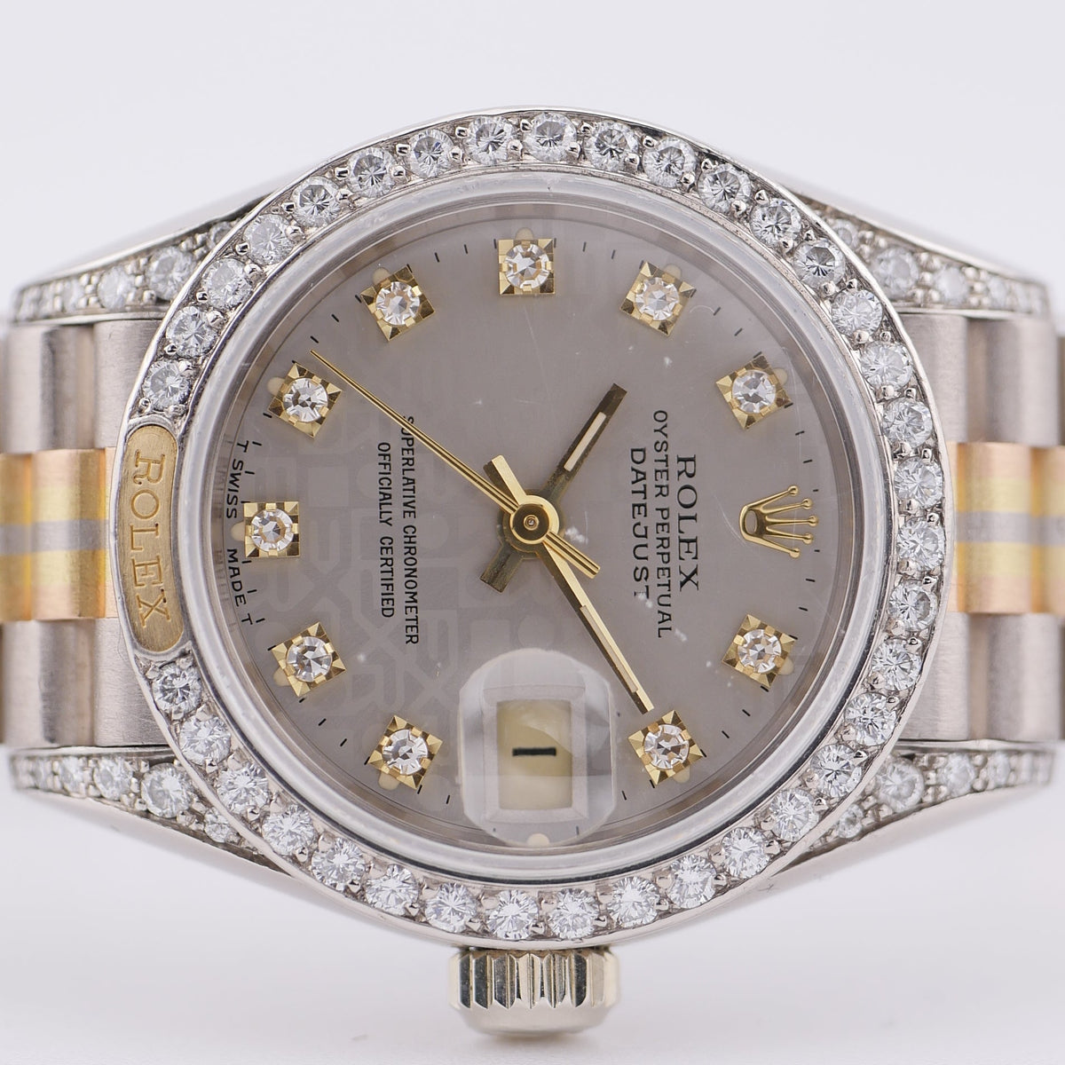 Rolex Lady-Datejust 26 Tridor Dreifarbgold 69159 - 1986 "Factory Setting"