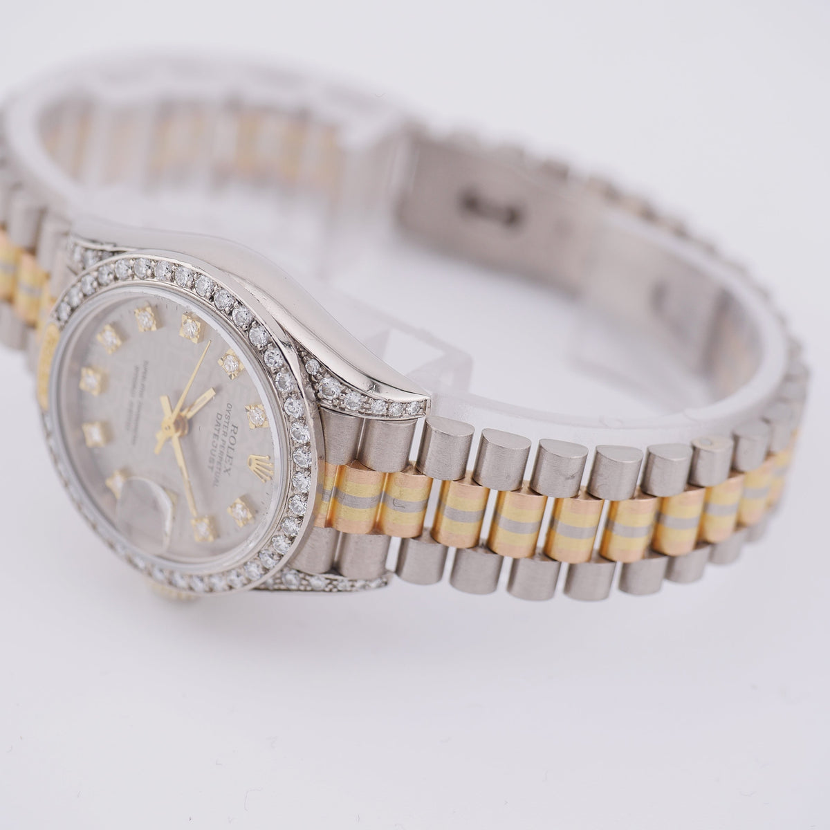 Rolex Lady-Datejust 26 Tridor Dreifarbgold 69159 - 1986 "Factory Setting"