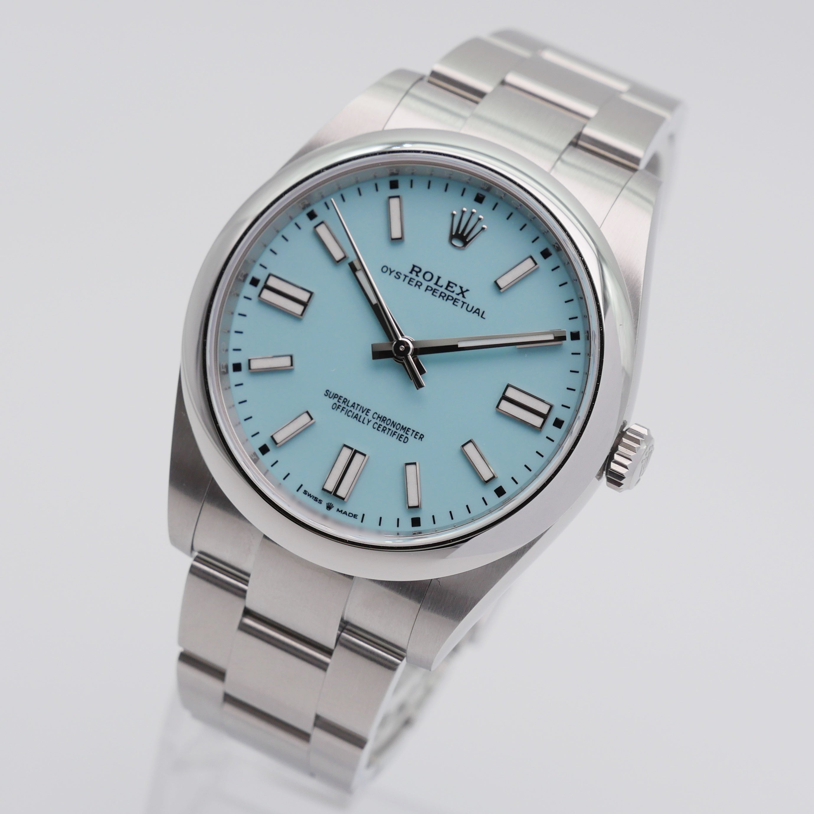 Rolex Oyster Perpetual 41 Stahl 124300 - 2021 Tiffany