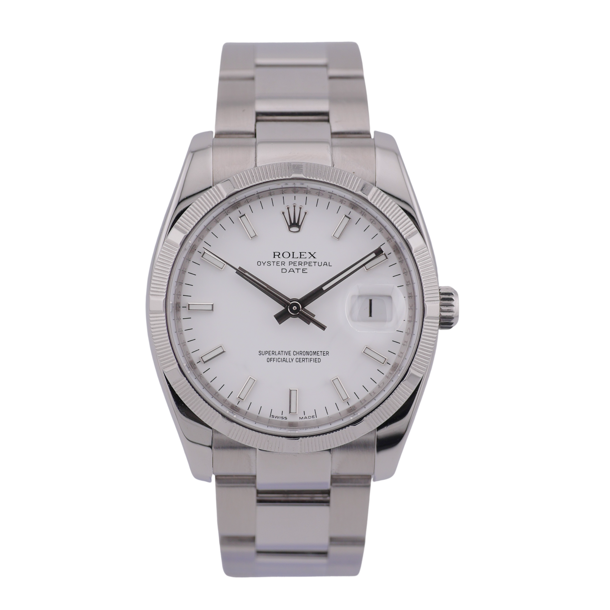 Rolex Oyster Perpetual Date 34 Stahl 115210 - 2009