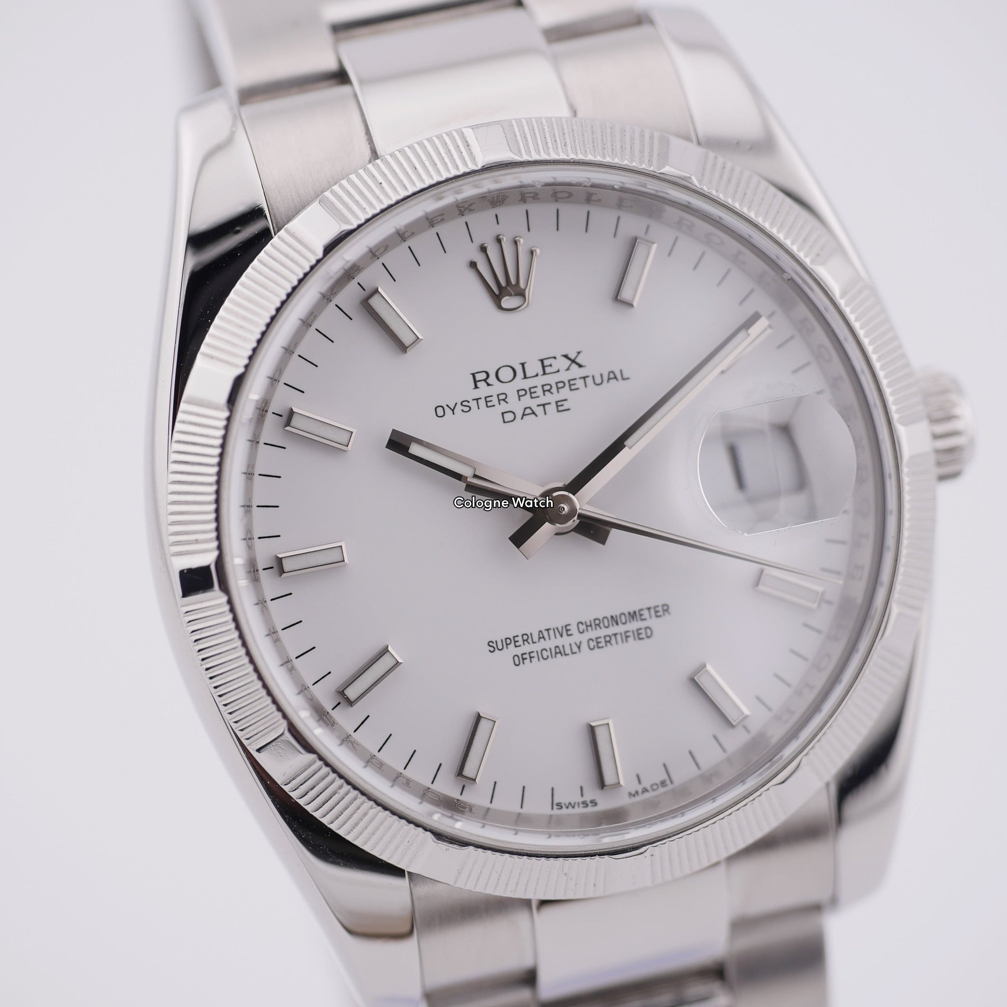 Rolex Oyster Perpetual Date 34 Stahl 115210 - 2009