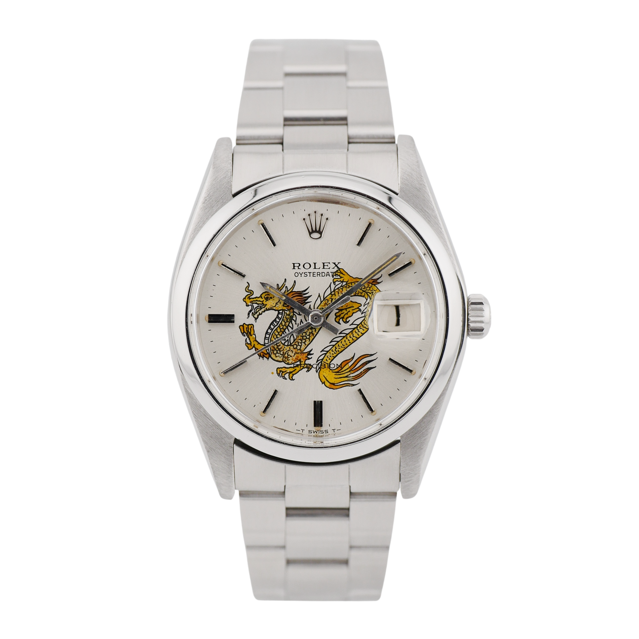 Rolex Oysterdate Precision Stahl 6694 - 1978 ''Aftermarket Painted Dial''