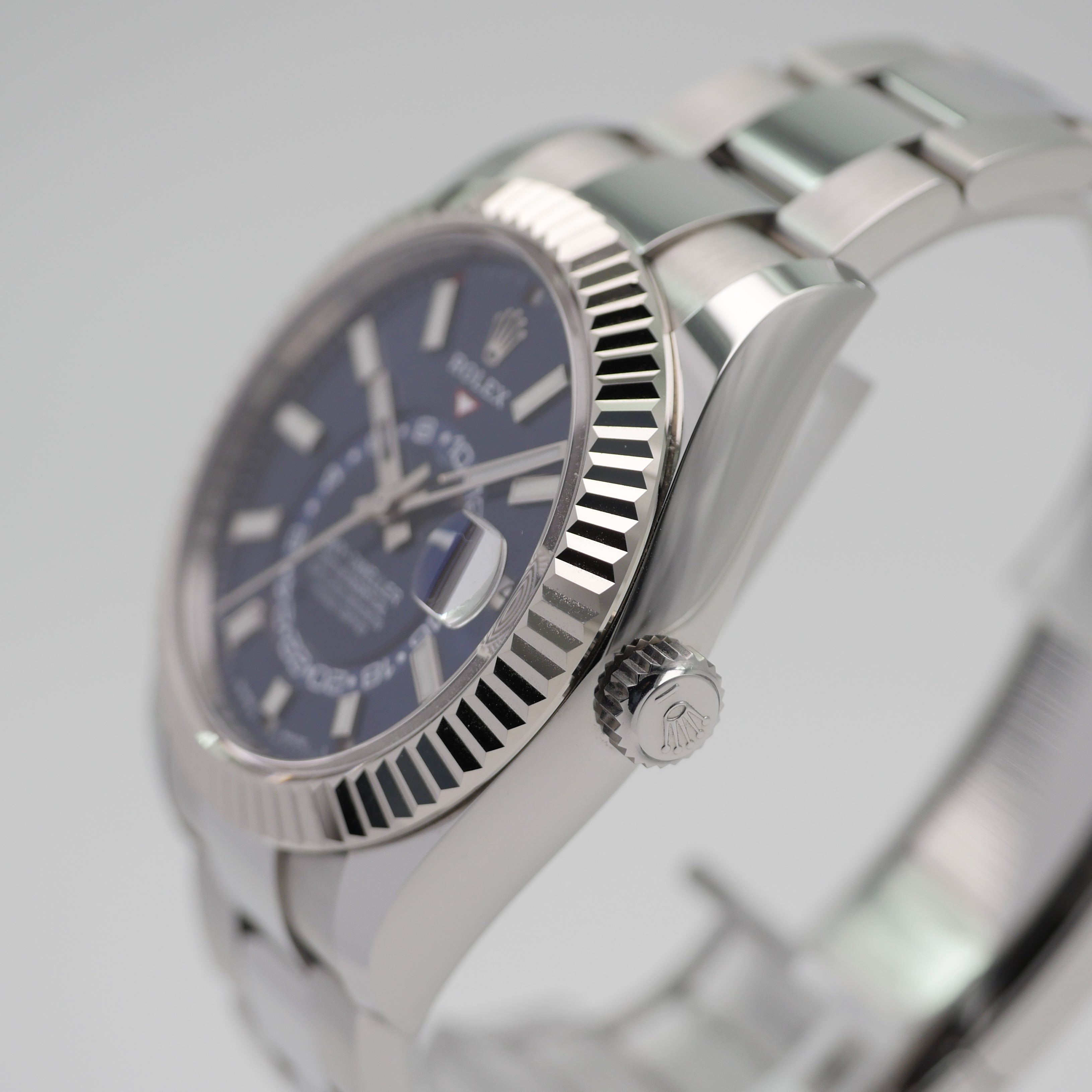 steel black sky rolex