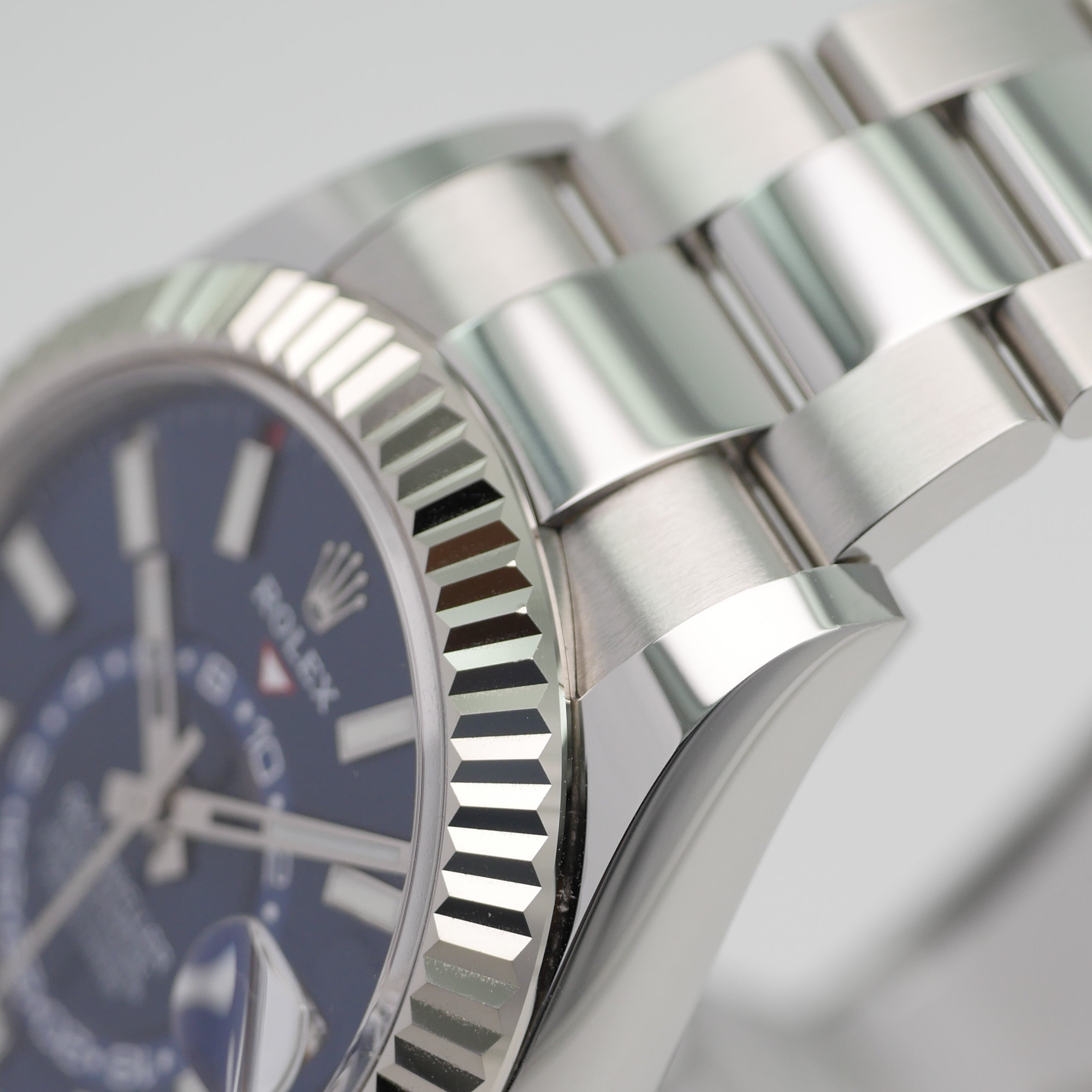 steel black sky rolex