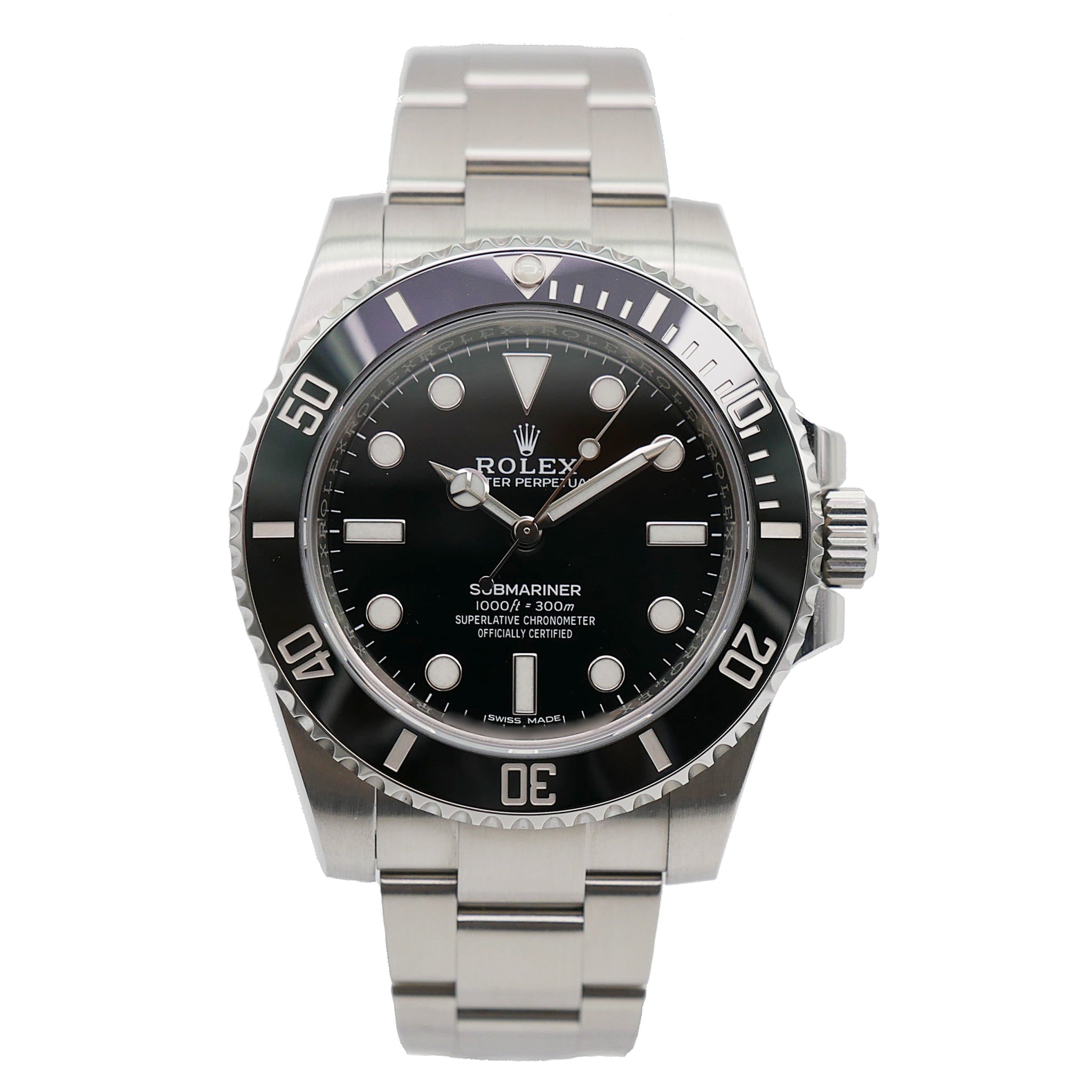 Rolex Submariner No Date 114060 - 2016