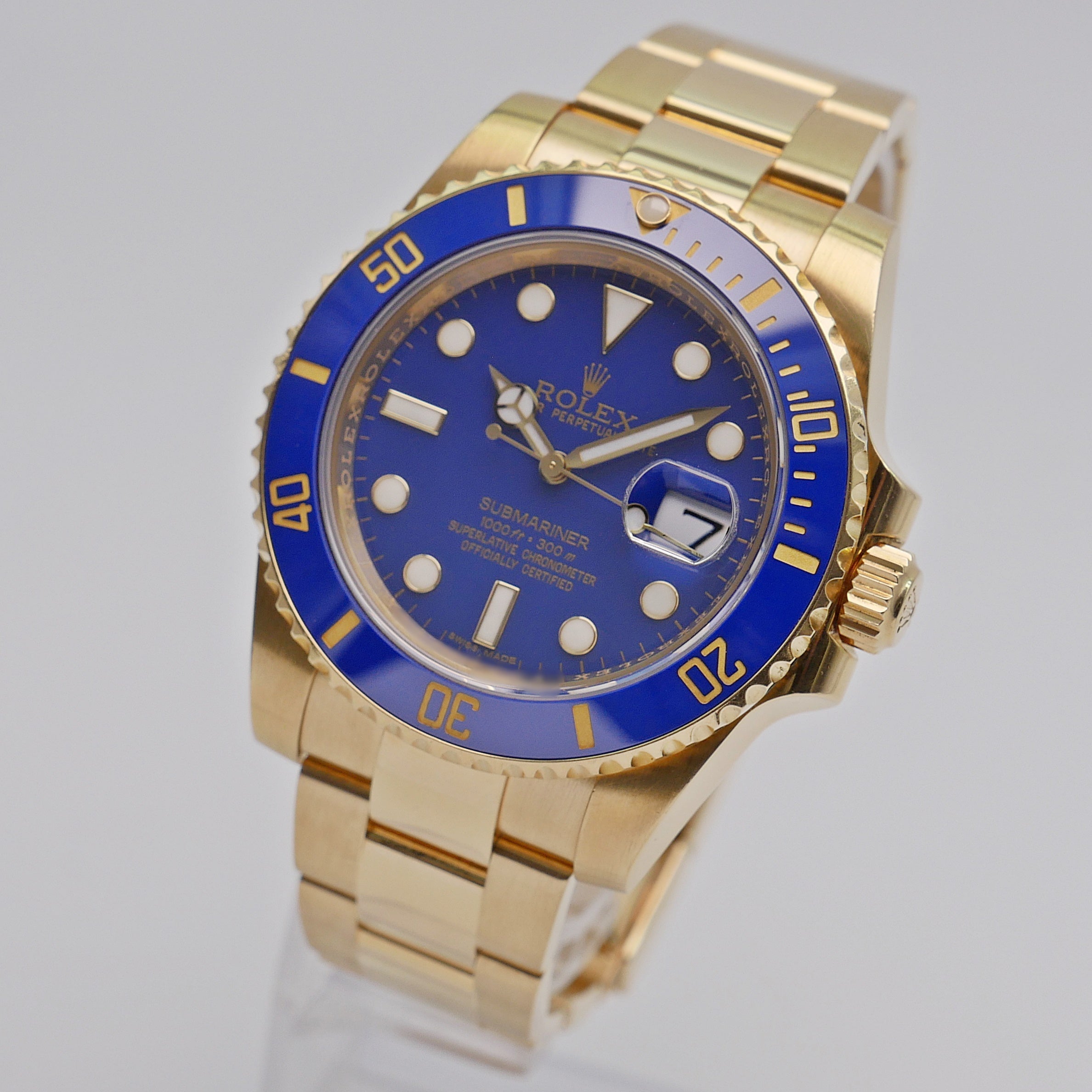 Rolex Submariner 40 Yellow Gold 116618LB - 2012 