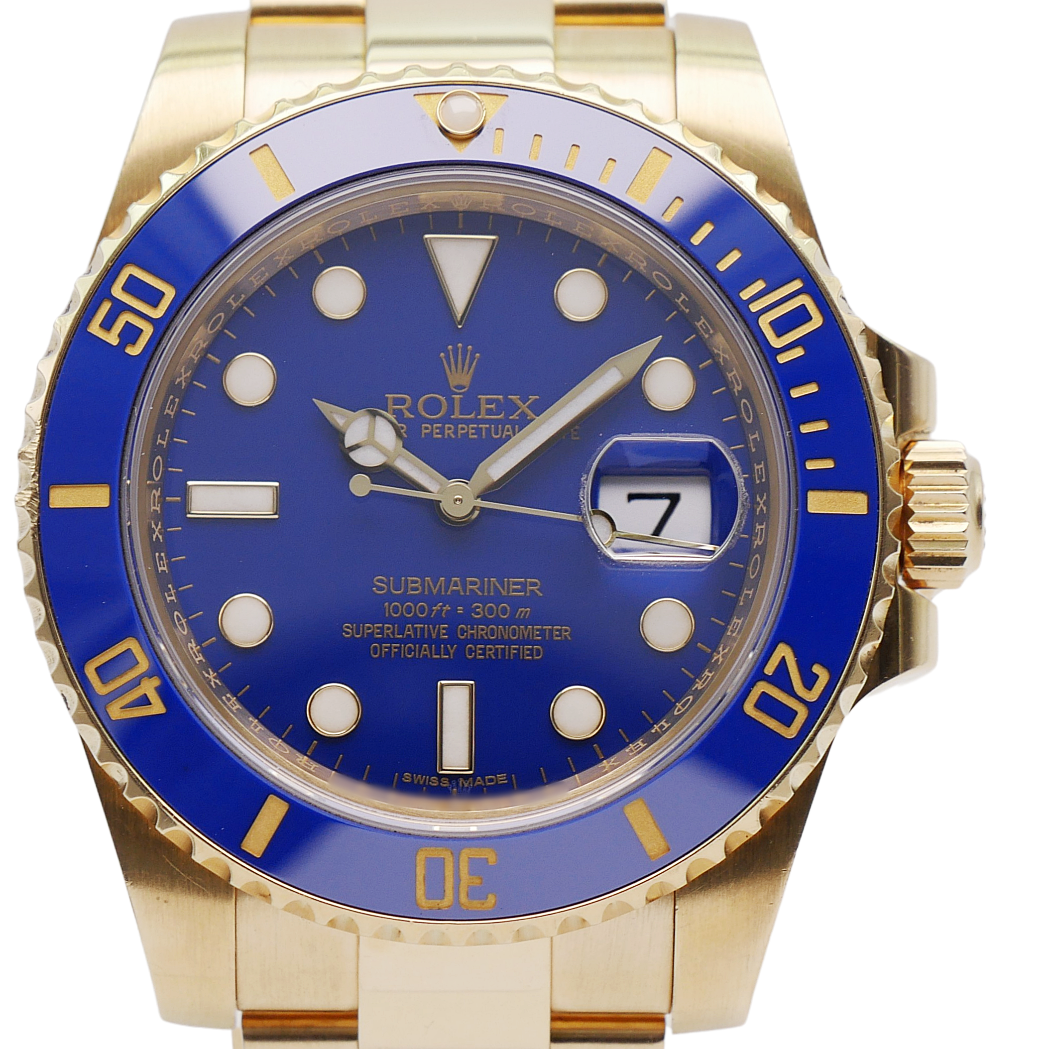 Rolex Submariner 40 Yellow Gold 116618LB - 2012 