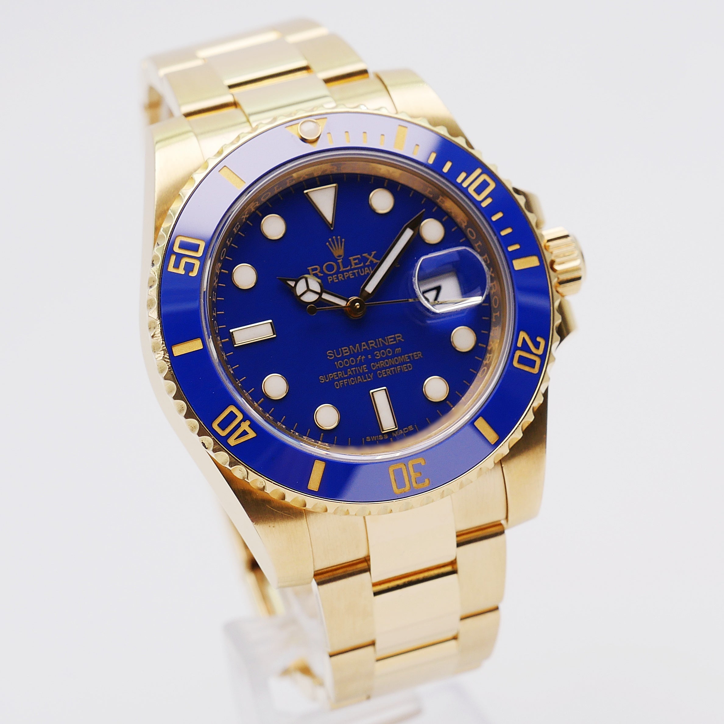 Rolex Submariner 40 Yellow Gold 116618LB - 2012 